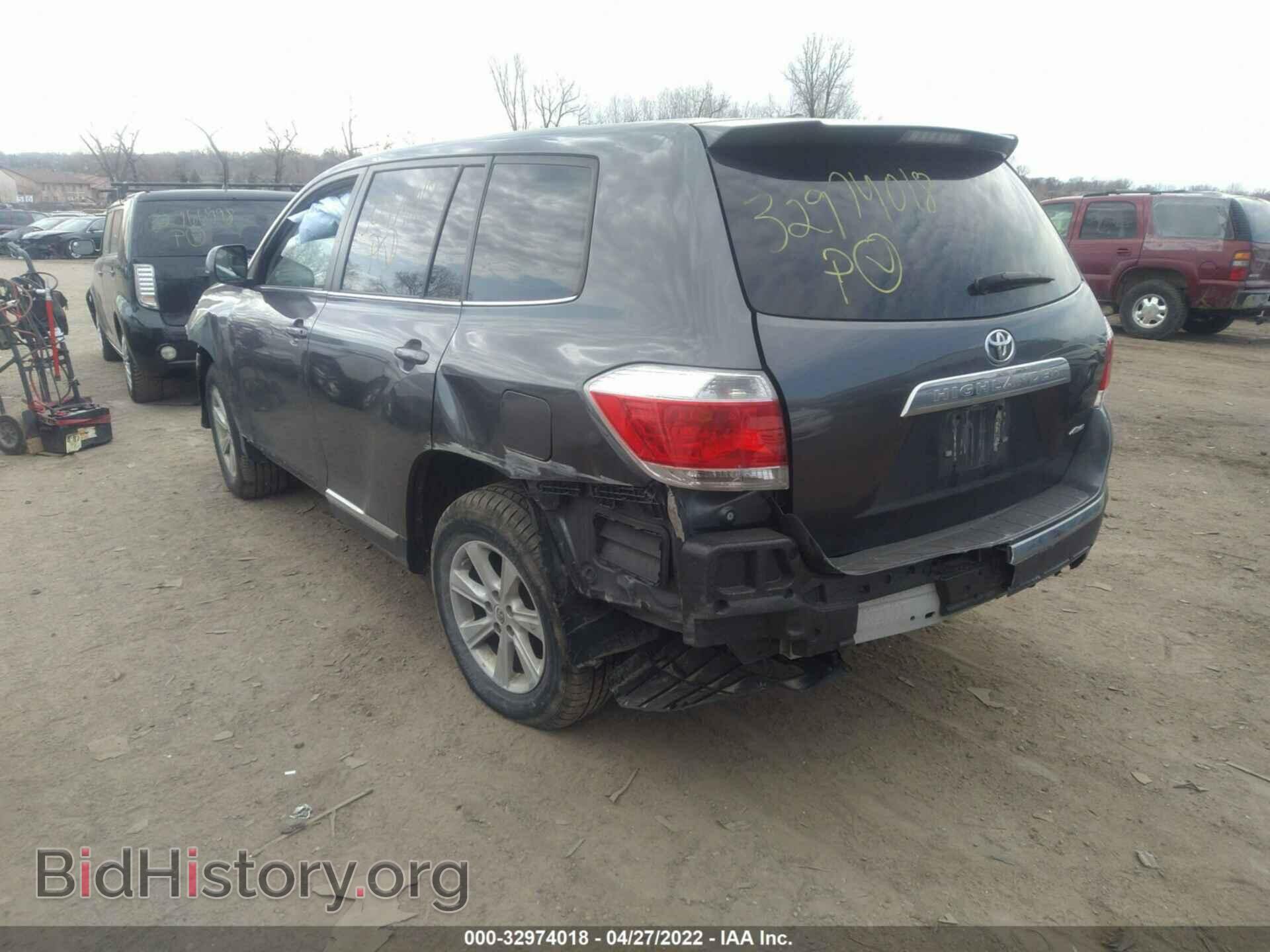 2012 TOYOTA HIGHLANDER - VIN: 5TDBK3EH4CS107637 - Фото 3