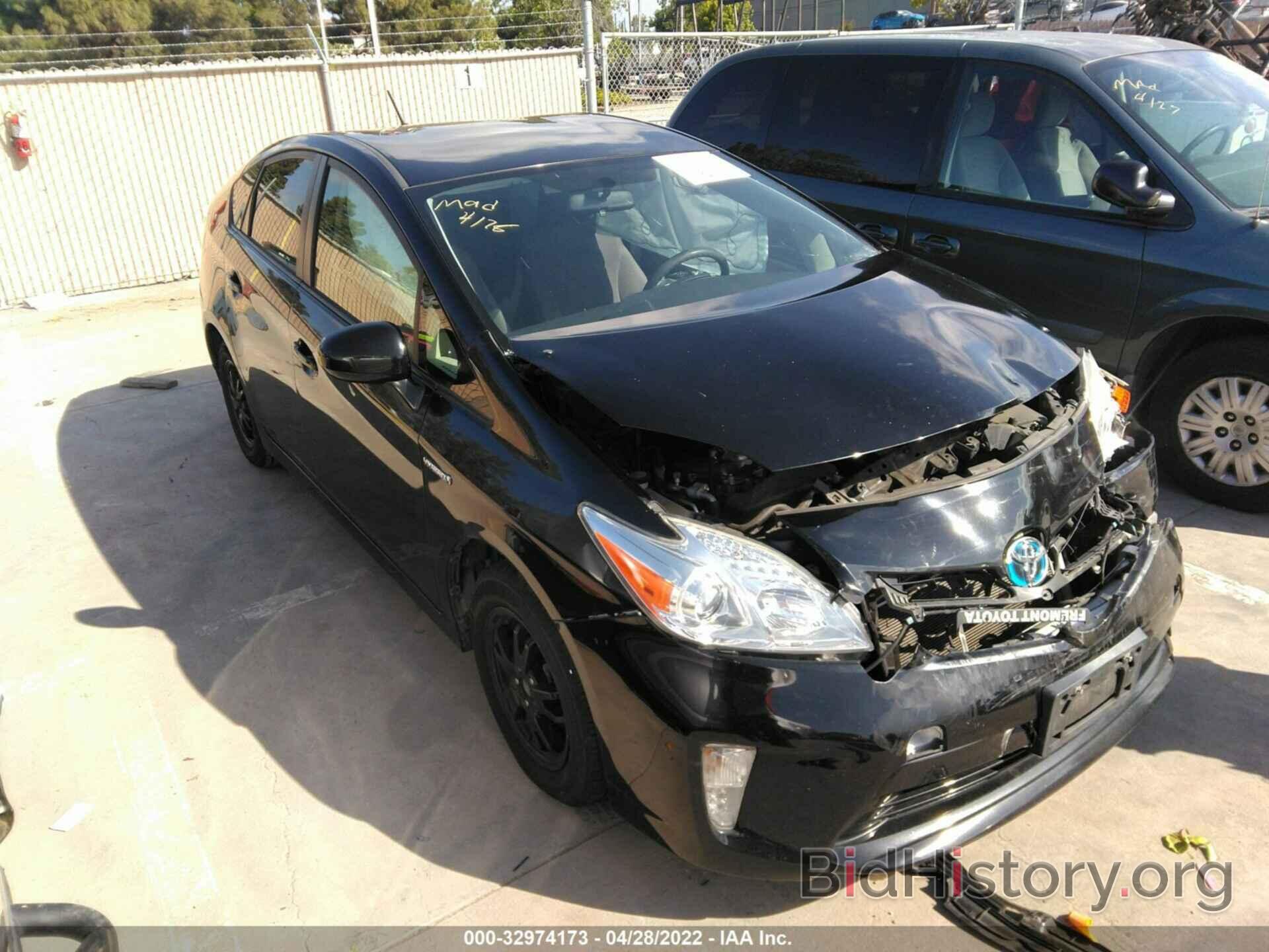 Photo JTDKN3DU9F0460615 - TOYOTA PRIUS 2015