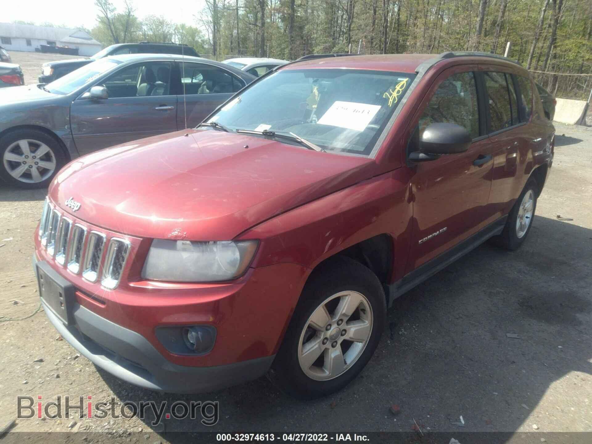 2014 JEEP COMPASS - VIN: 1C4NJCBA7ED666184 - Фото 2