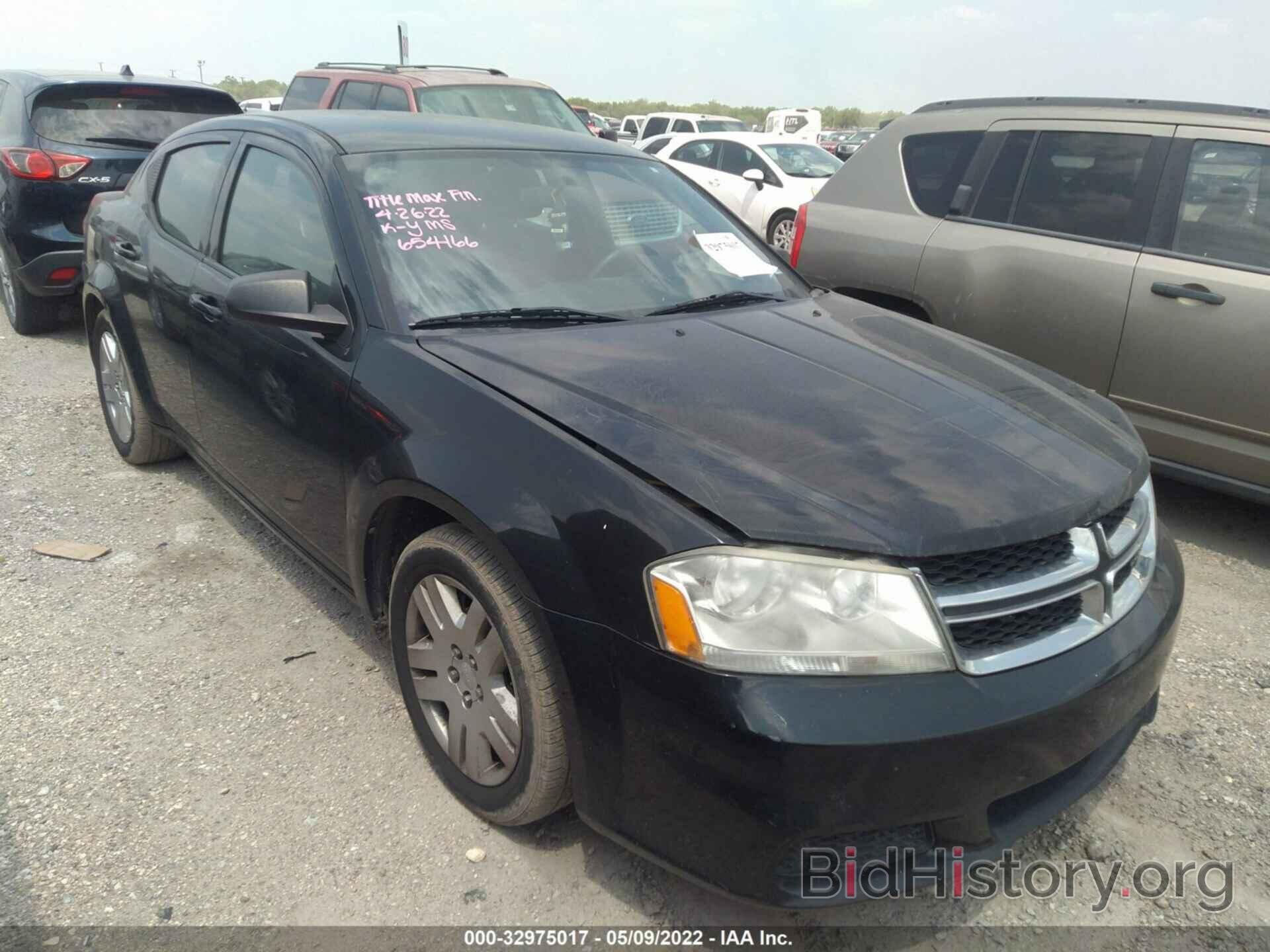 Photo 1C3CDZABXDN654166 - DODGE AVENGER 2013