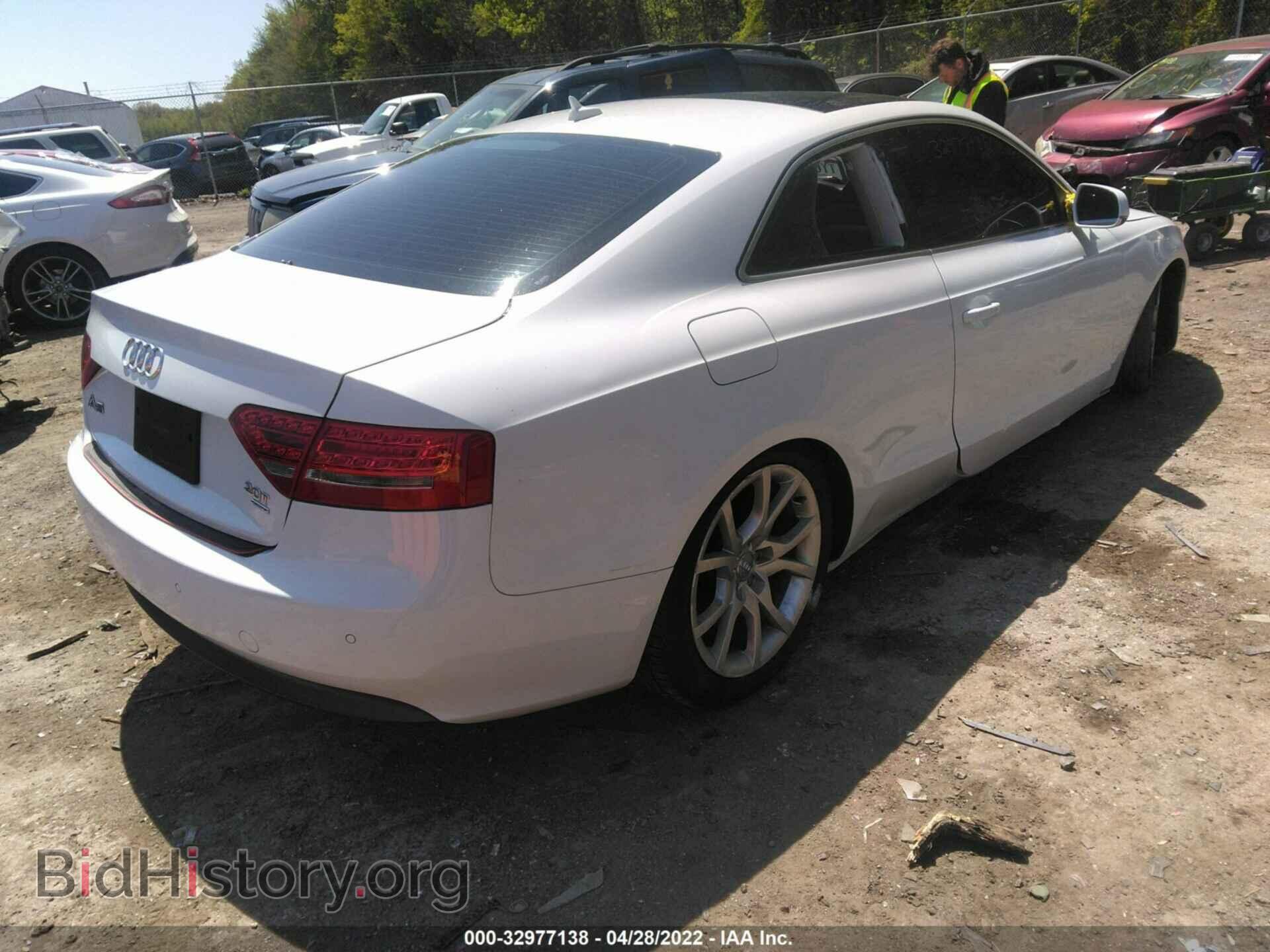 2012 AUDI A5 - VIN: WAULFAFR8CA012450 - Фото 4