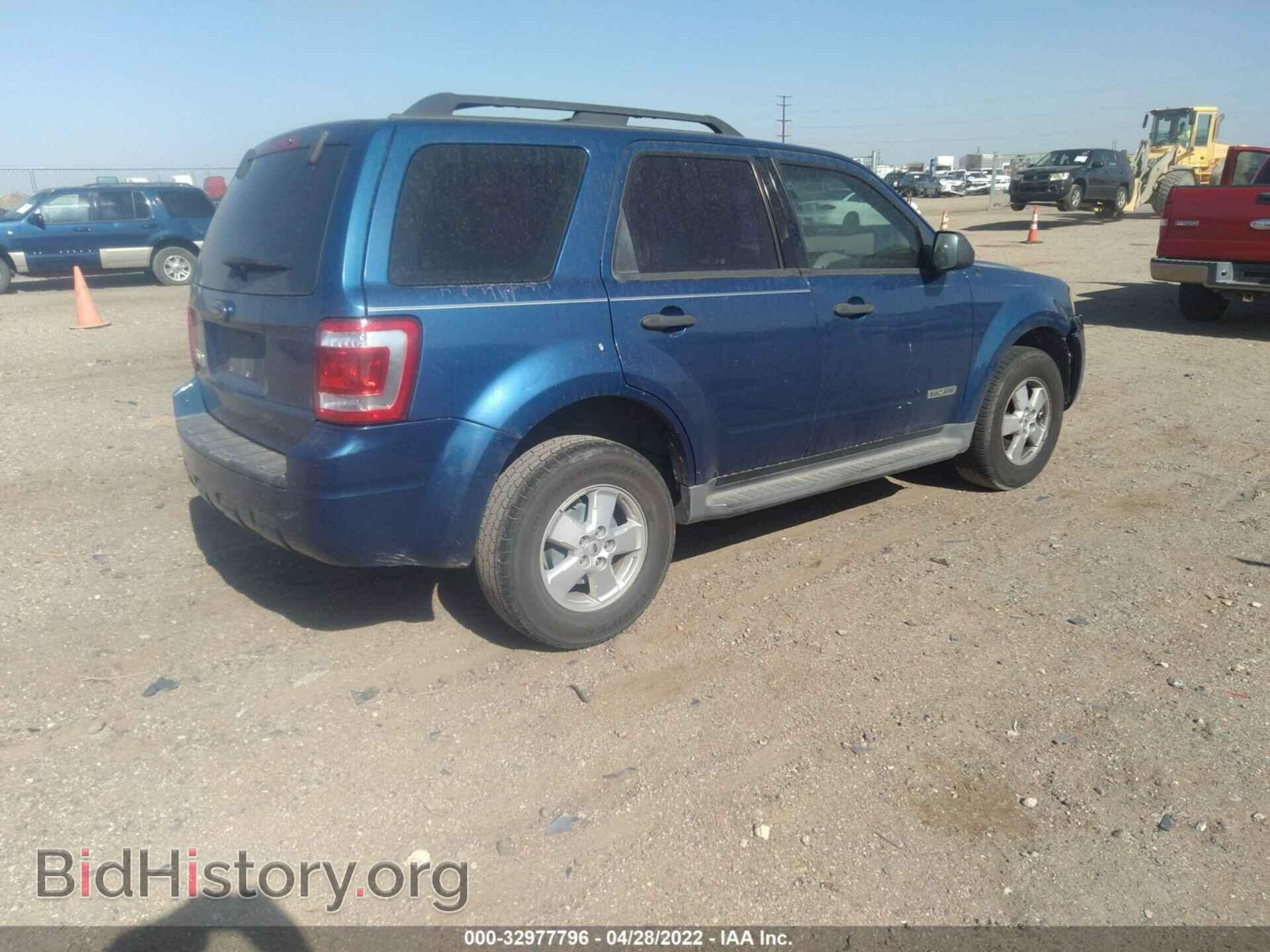 2008 FORD ESCAPE - VIN: 1FMCU02Z78KC93131 - Фото 4