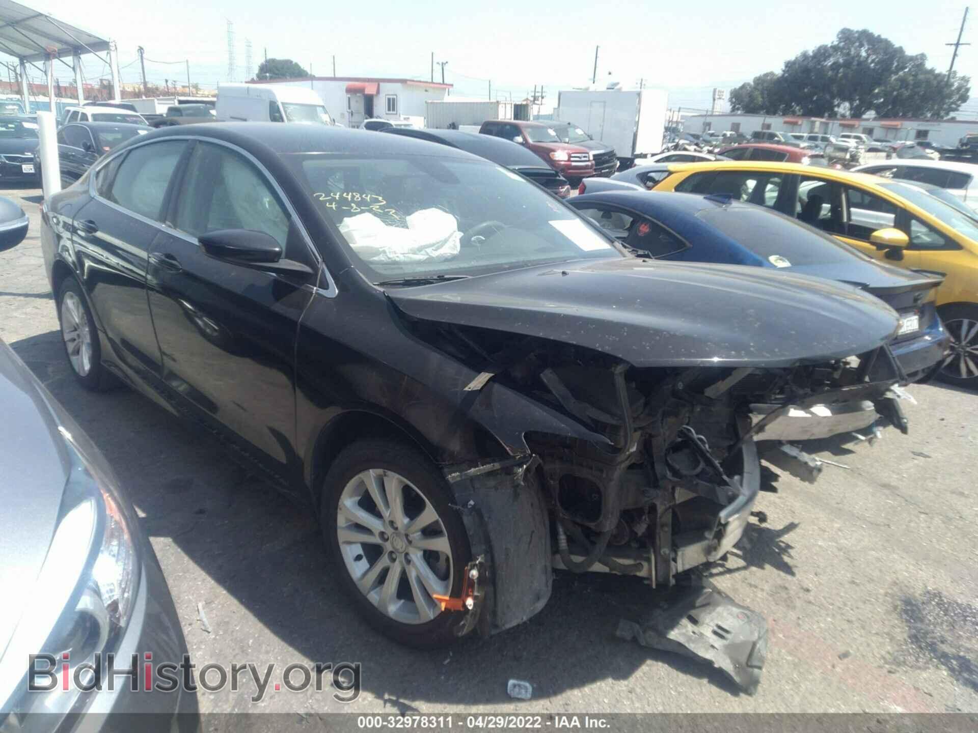 Фотография 1C3CCCAB9FN577695 - CHRYSLER 200 2015