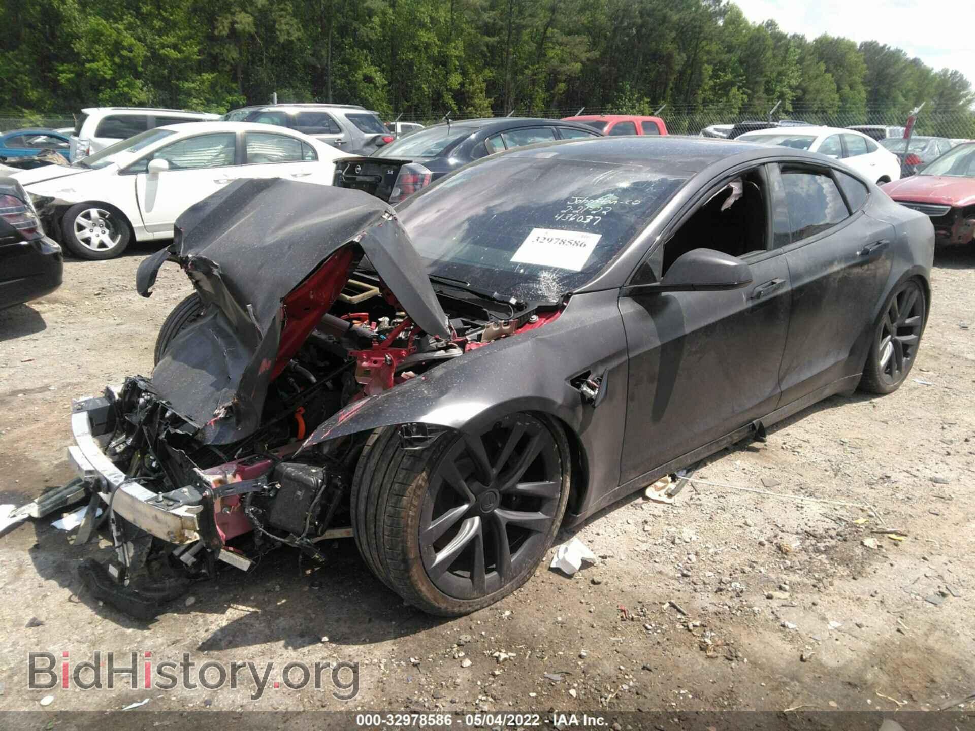 2021 TESLA MODEL S - VIN: 5YJSA1E69MF436037 - Photo 2