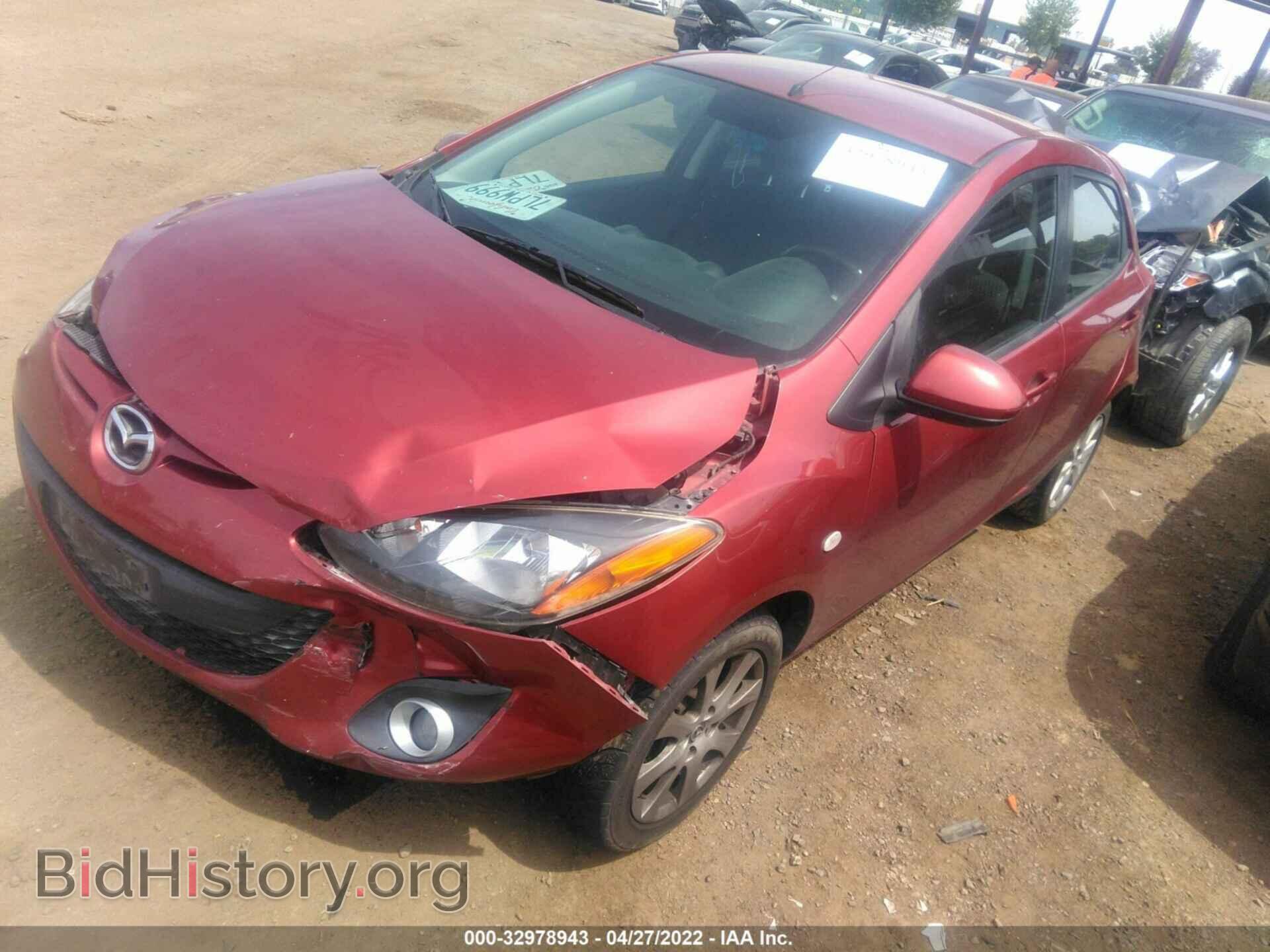 2014 MAZDA MAZDA2 - VIN: JM1DE1LY7E0173791 - Фото 2