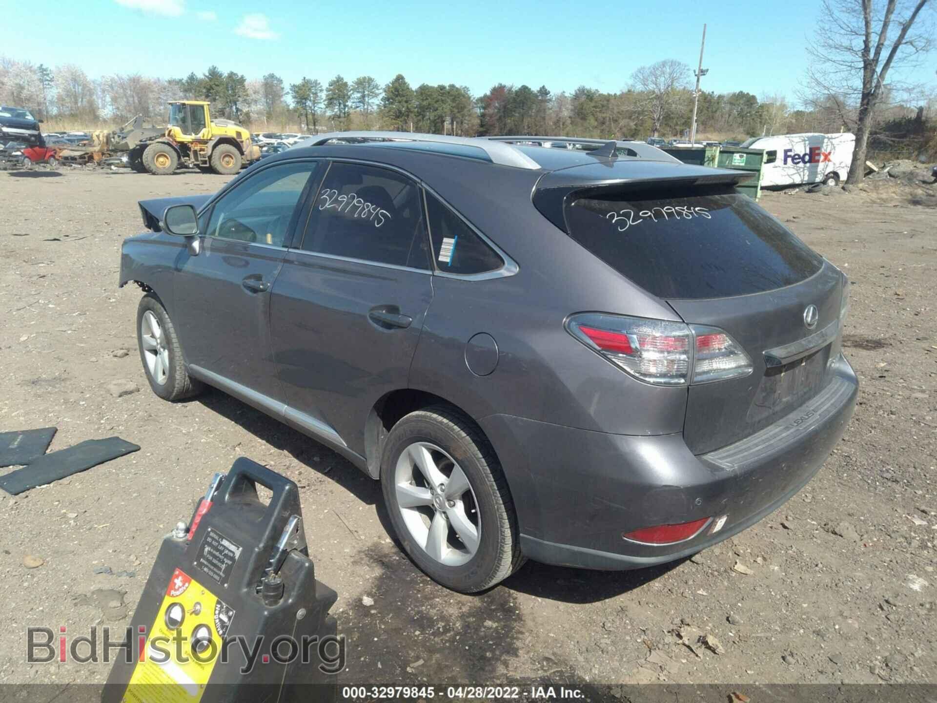 2012 LEXUS RX 350 - VIN: 2T2BK1BA9CC142979 - Фото 3