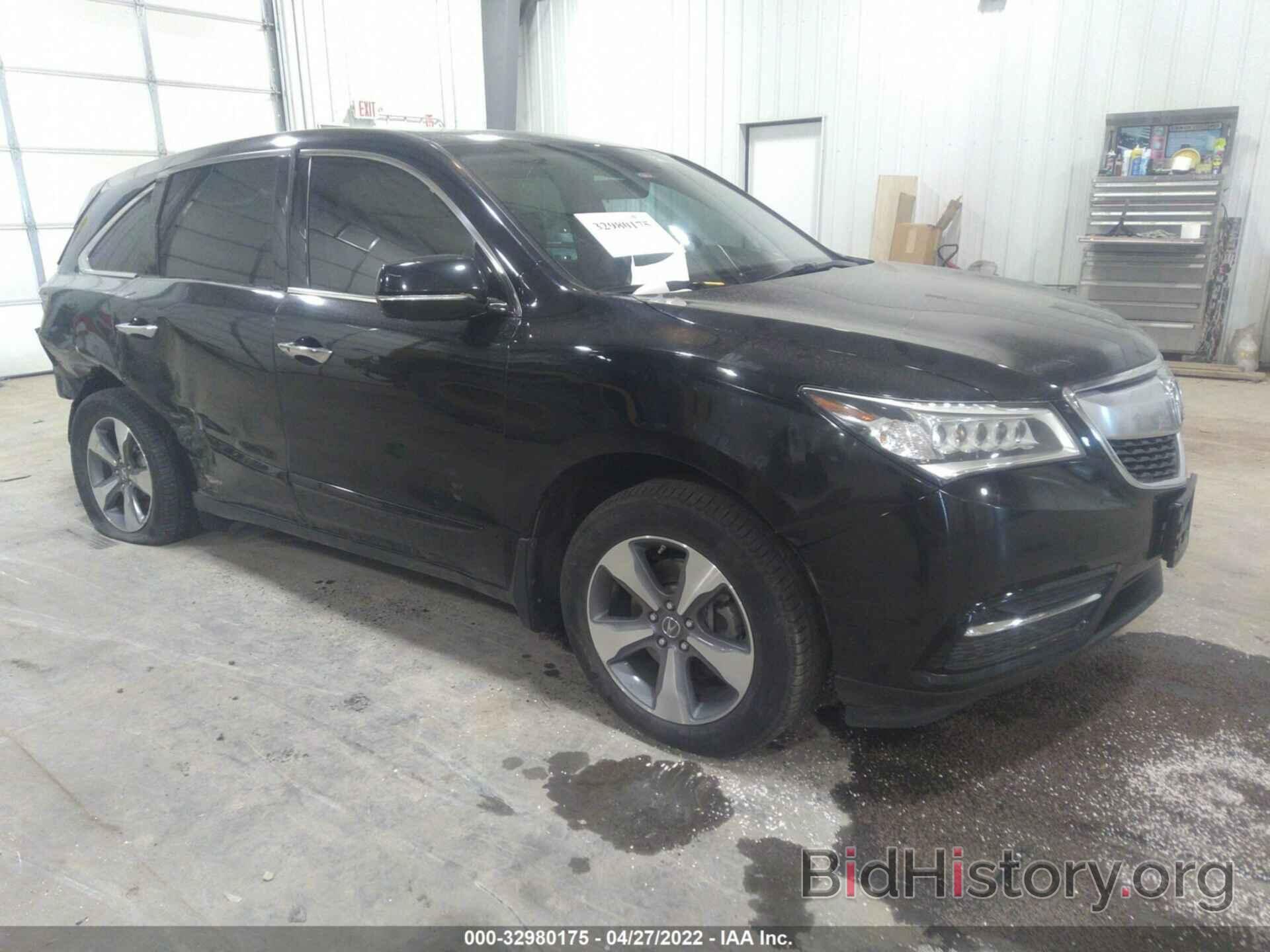 Photo 5FRYD4H26GB012765 - ACURA MDX 2016