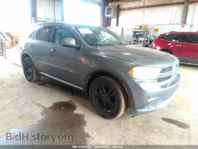 2011 Dodge DURANGO SXT, gray — VIN 1D4RE2GG7BC663044, IAAI