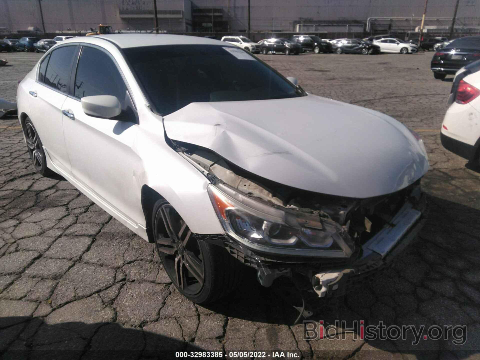 Photo 1HGCR2F51GA143529 - HONDA ACCORD SEDAN 2016