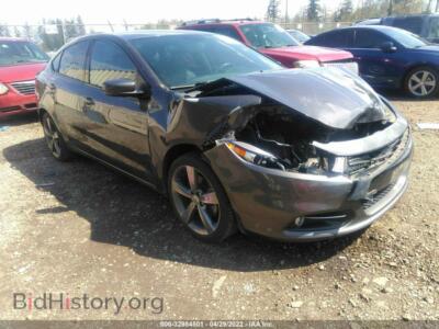 2014 Dodge DART GT, gray — VIN 1C3CDFEB7ED906357, IAAI
