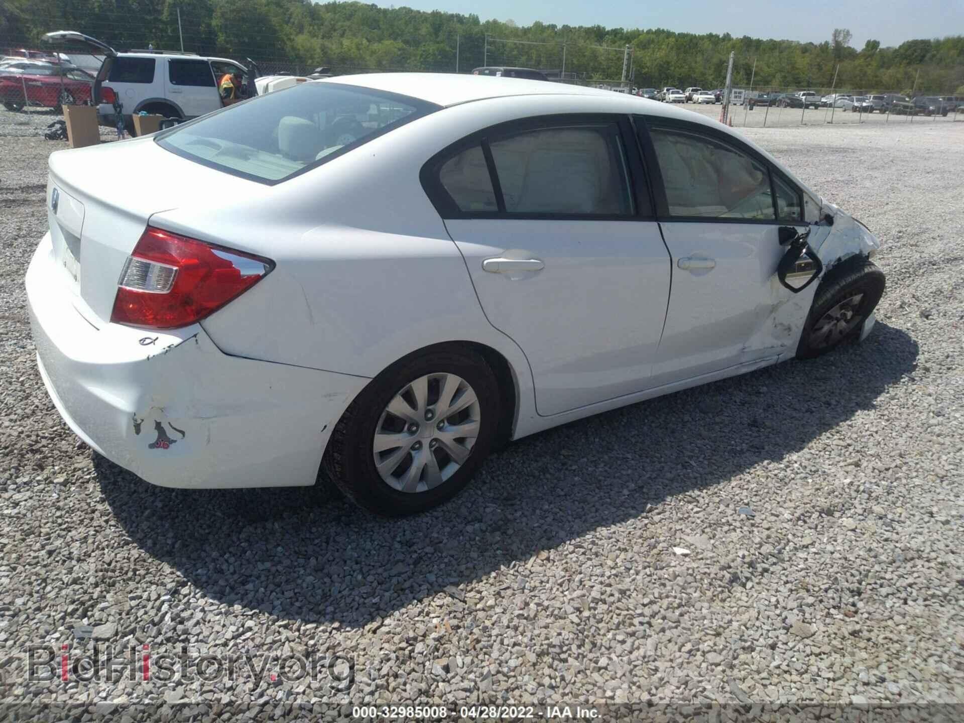 2012 HONDA CIVIC SDN - VIN: 19XFB2F53CE083454 - Фото 4