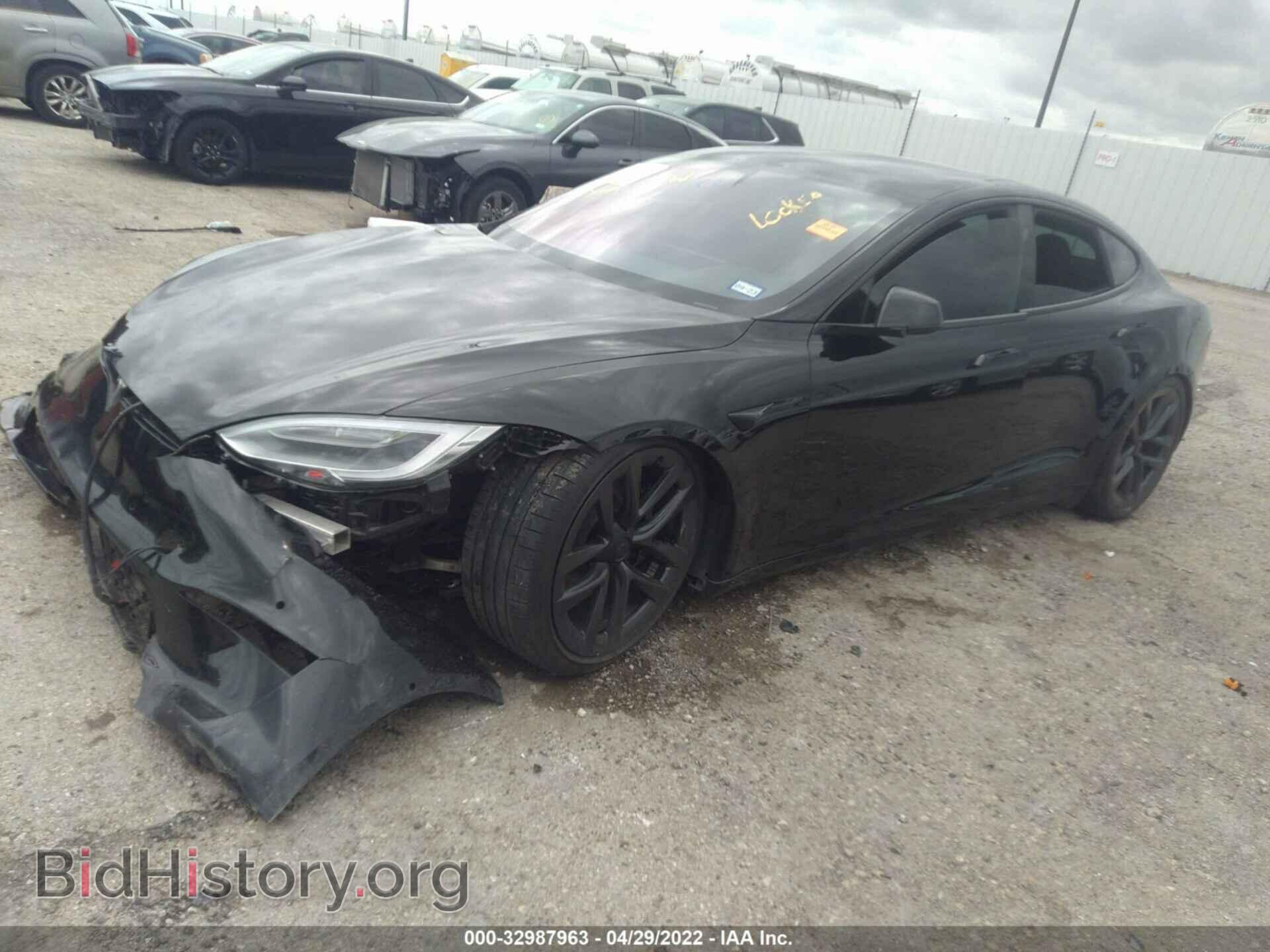2021 TESLA MODEL S - VIN: 5YJSA1E67MF441348 - Фото 2