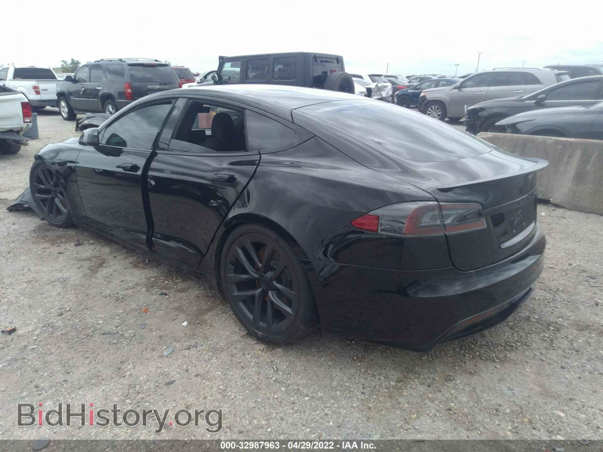 2021 TESLA MODEL S - VIN: 5YJSA1E67MF441348 - Фото 3