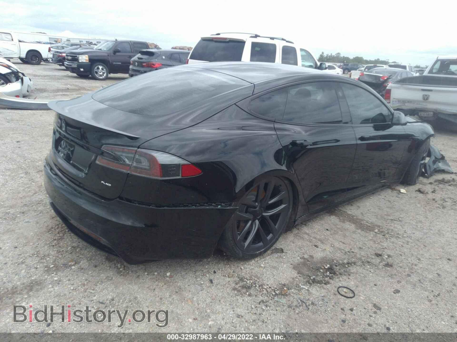 2021 TESLA MODEL S - VIN: 5YJSA1E67MF441348 - Фото 4