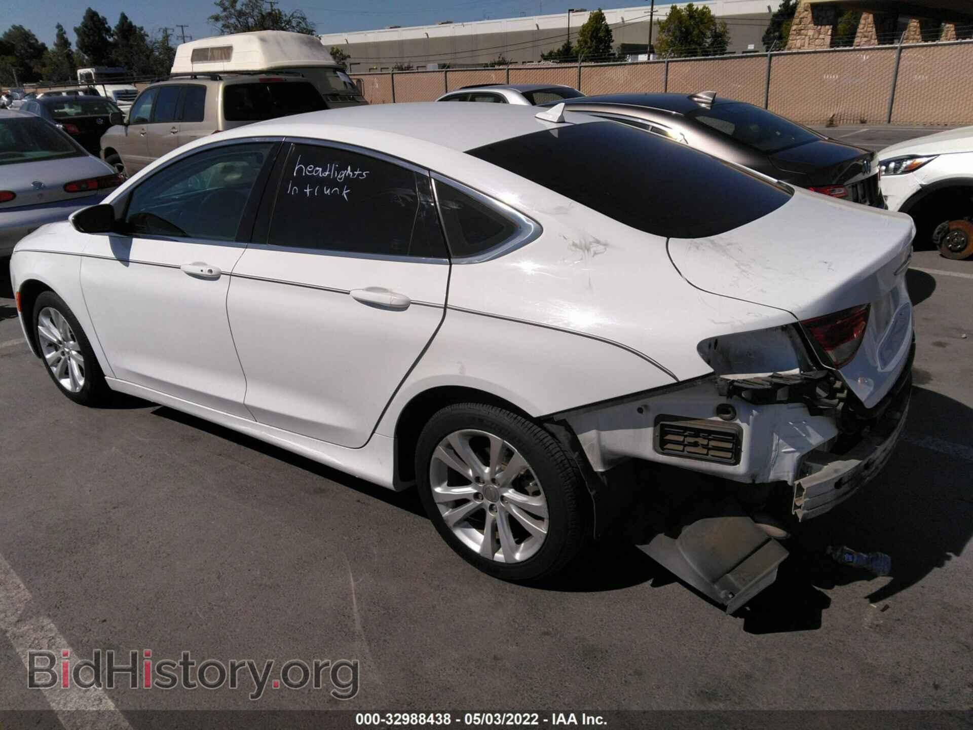 2015 CHRYSLER 200 - VIN: 1C3CCCAB1FN652499 - Фото 3