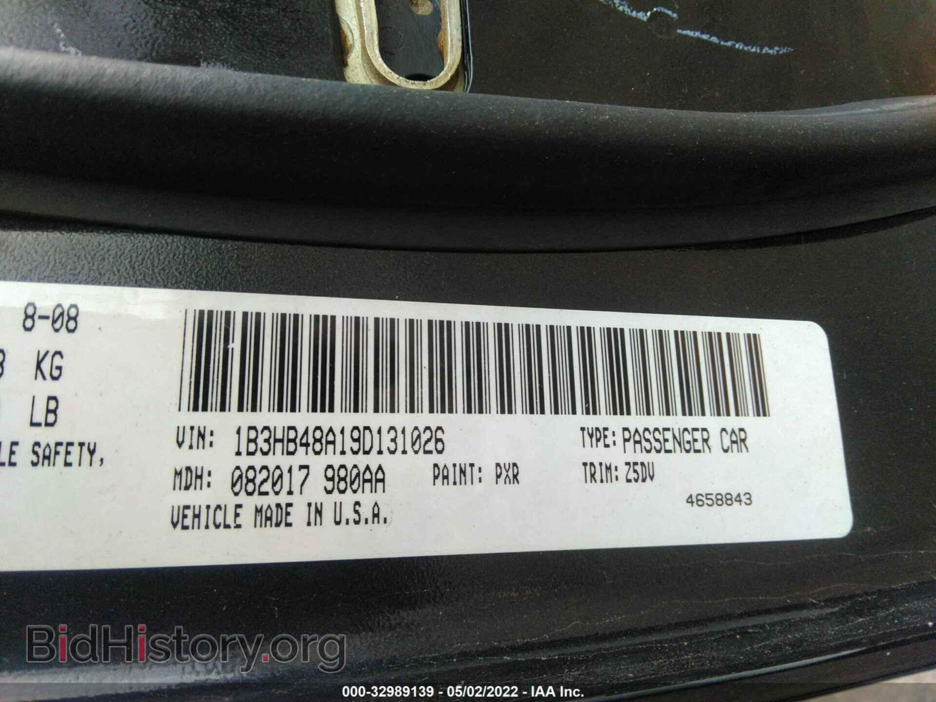 2009 DODGE CALIBER - VIN: 1B3HB48A19D131026 - Фото 9