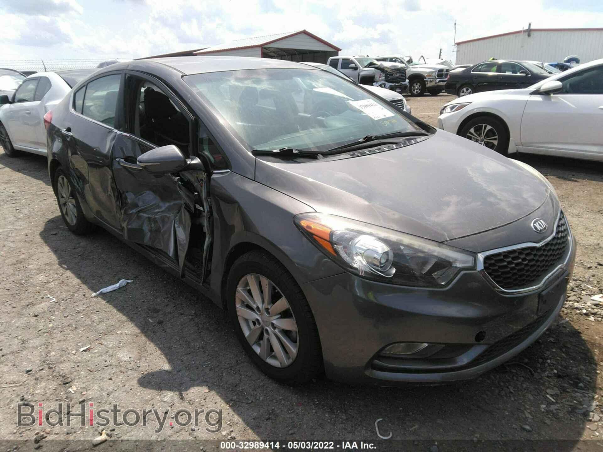 Photo KNAFX4A85E5106209 - KIA FORTE 2014
