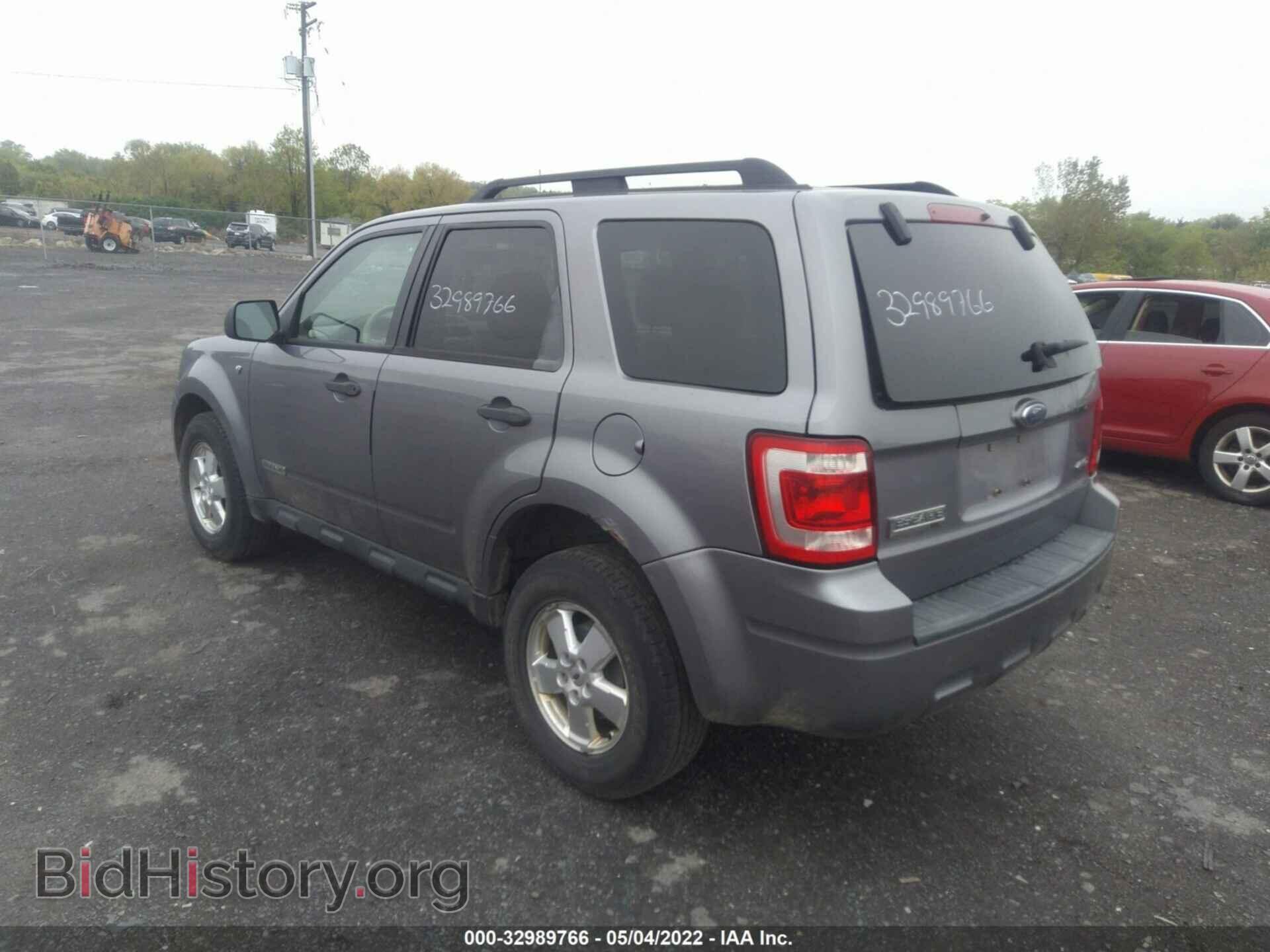 2008 FORD ESCAPE - VIN: 1FMCU93108KA26667 - Фото 3