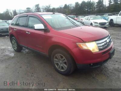 2007 Ford EDGE SEL, red — VIN 2FMDK48C27BA91259, IAAI