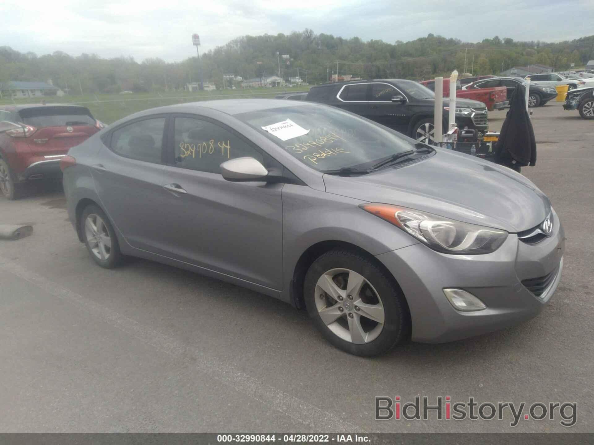 Photo KMHDH4AE2CU365588 - HYUNDAI ELANTRA 2012