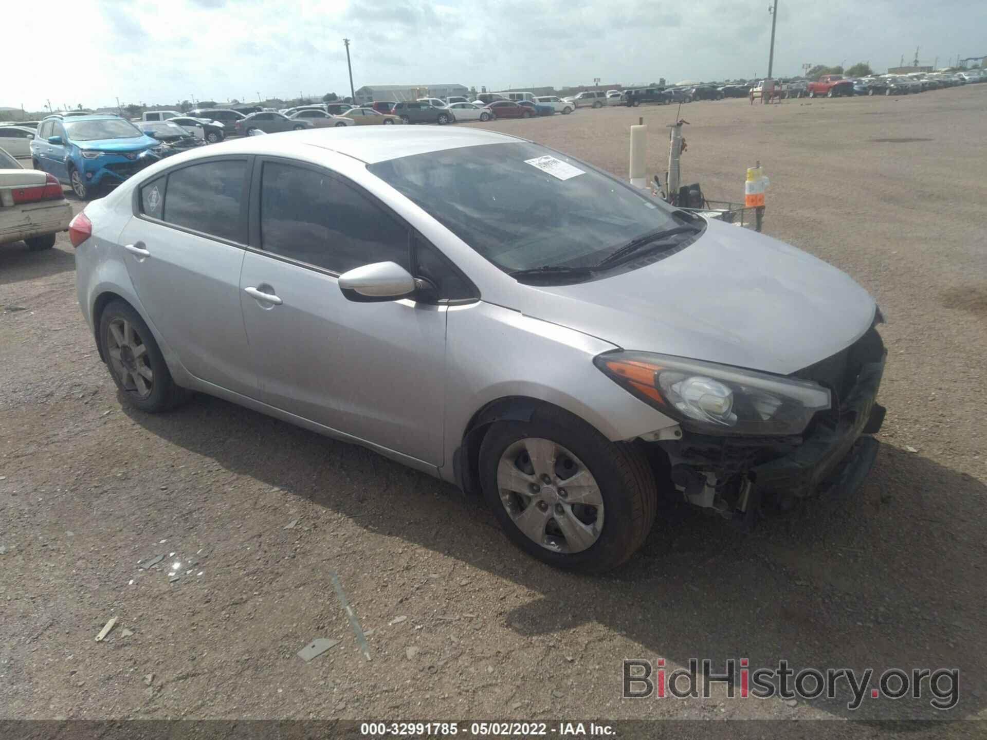 Photo KNAFK4A62G5511735 - KIA FORTE 2016