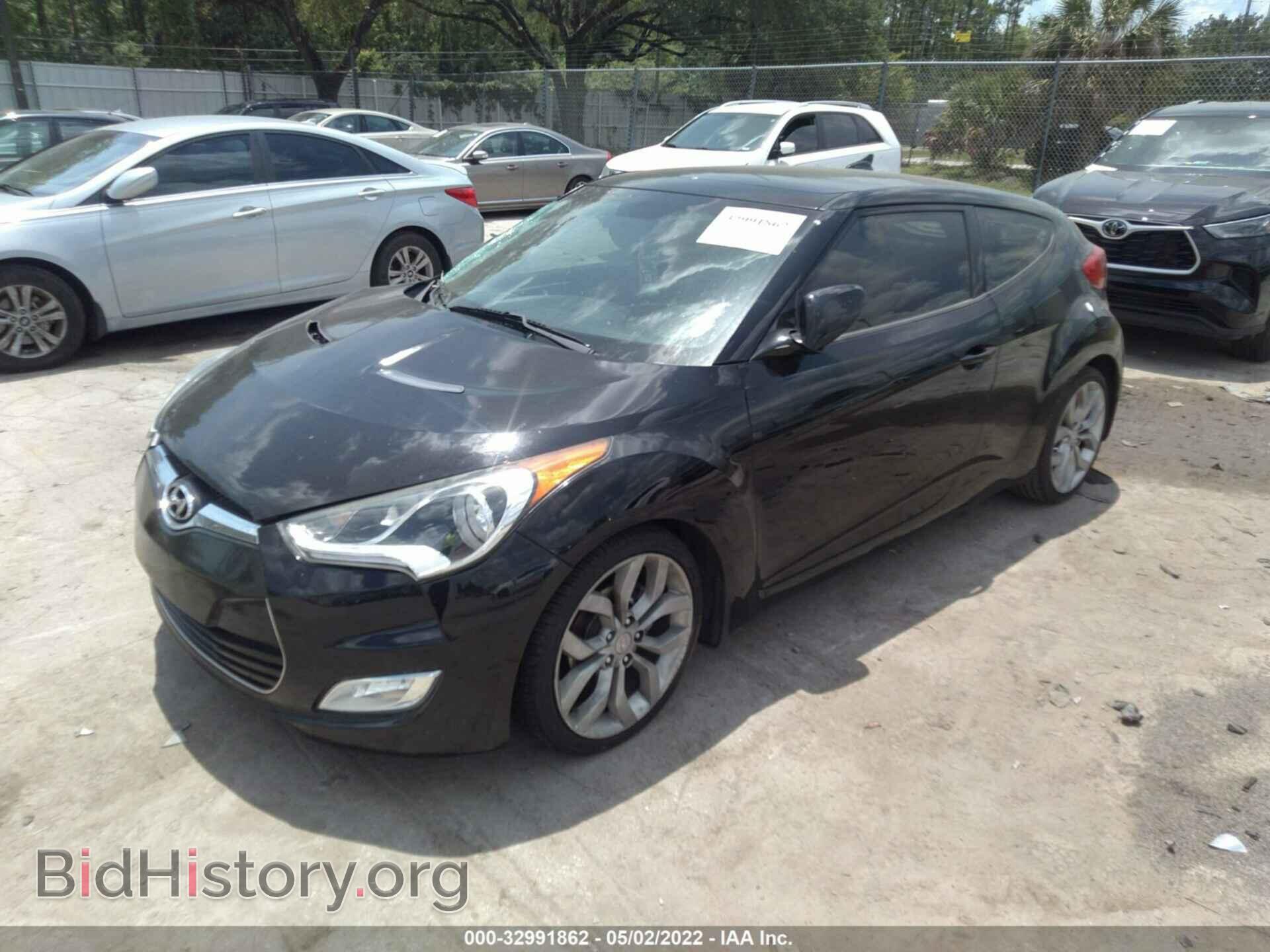 2012 HYUNDAI VELOSTER - VIN: KMHTC6AD8CU078768 - Фото 2