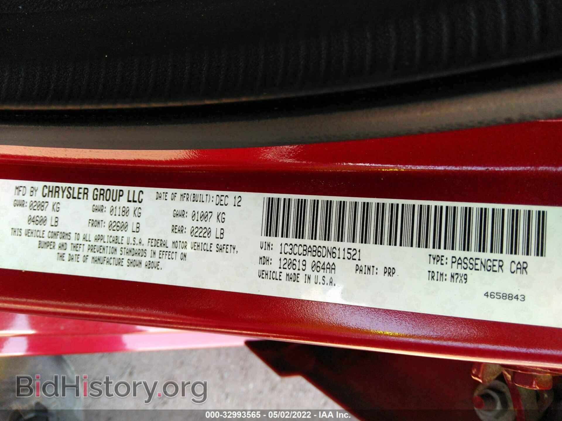 2013 CHRYSLER 200 - VIN: 1C3CCBAB6DN611521 - Photo 9