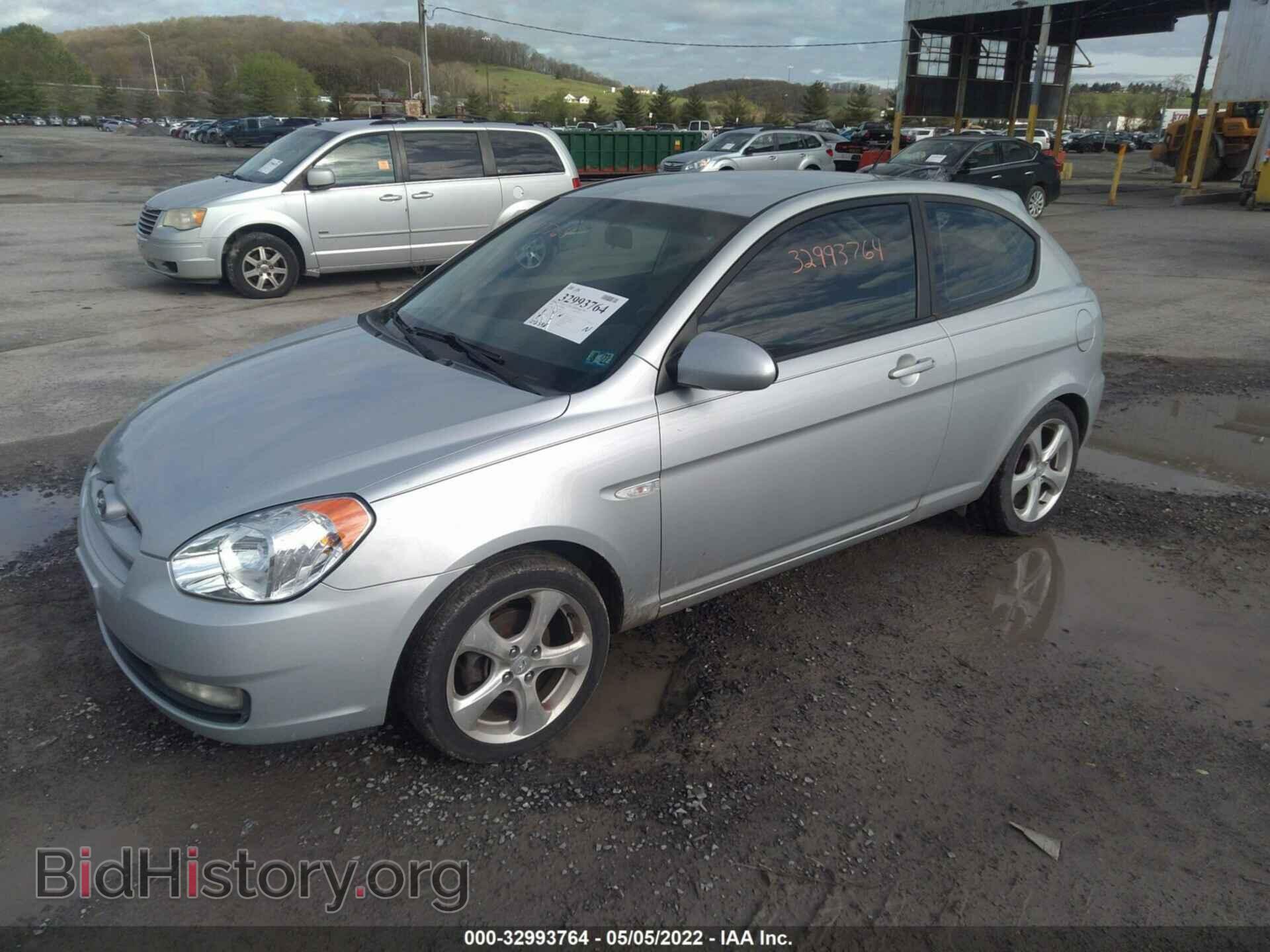 2007 HYUNDAI ACCENT - VIN: KMHCN36C37U040962 - Фото 2