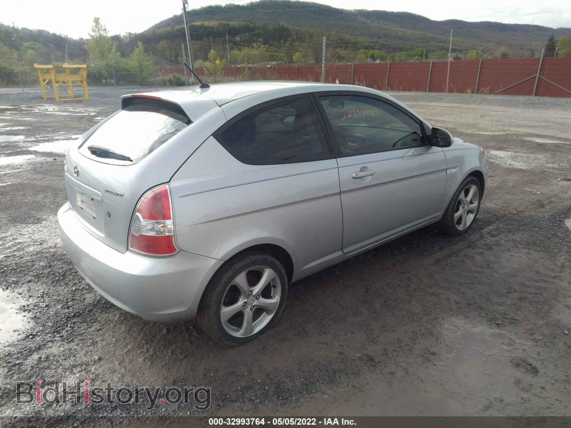 2007 HYUNDAI ACCENT - VIN: KMHCN36C37U040962 - Фото 4