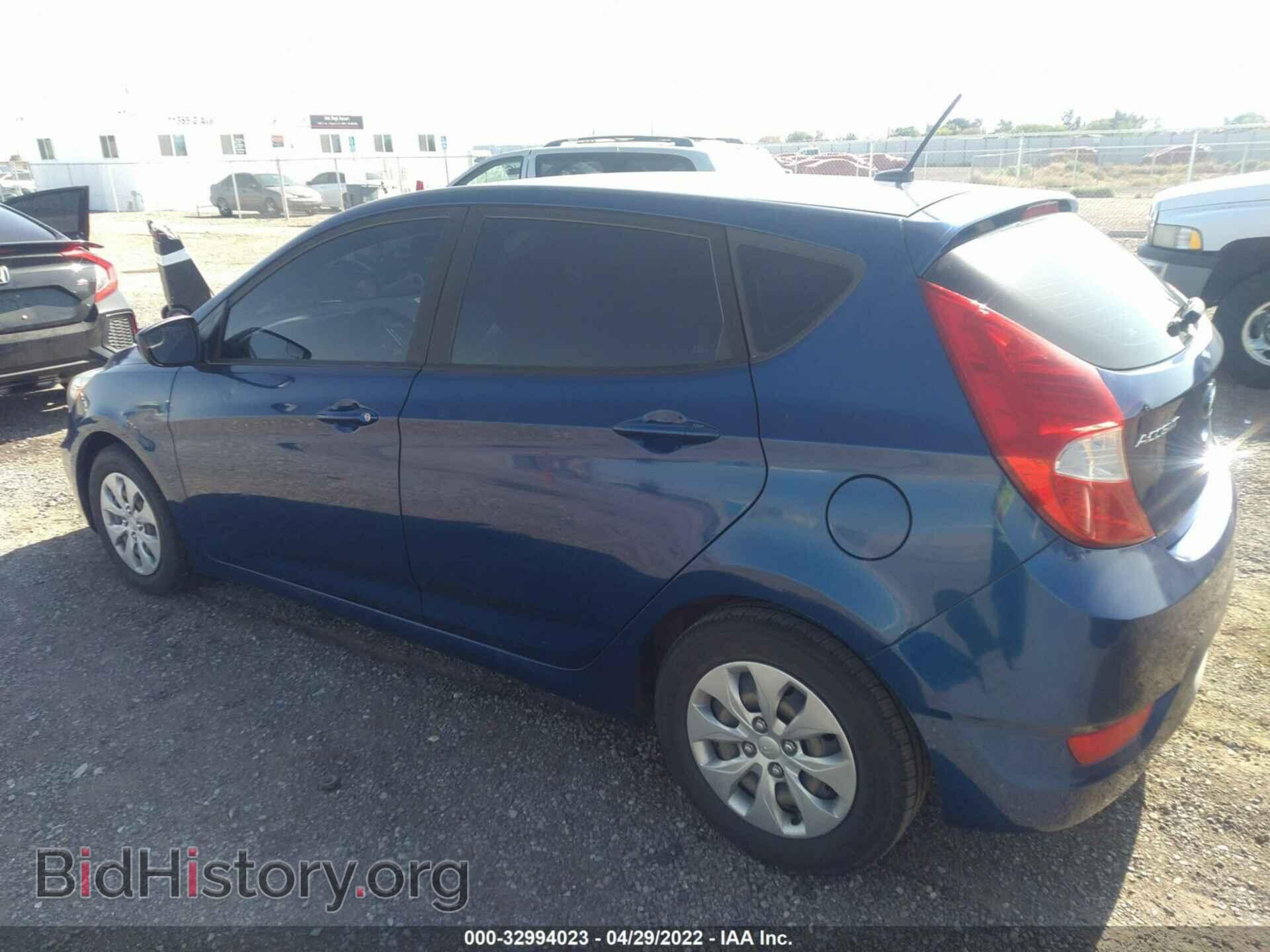 2016 HYUNDAI ACCENT - VIN: KMHCT5AE5GU283151 - Фото 3