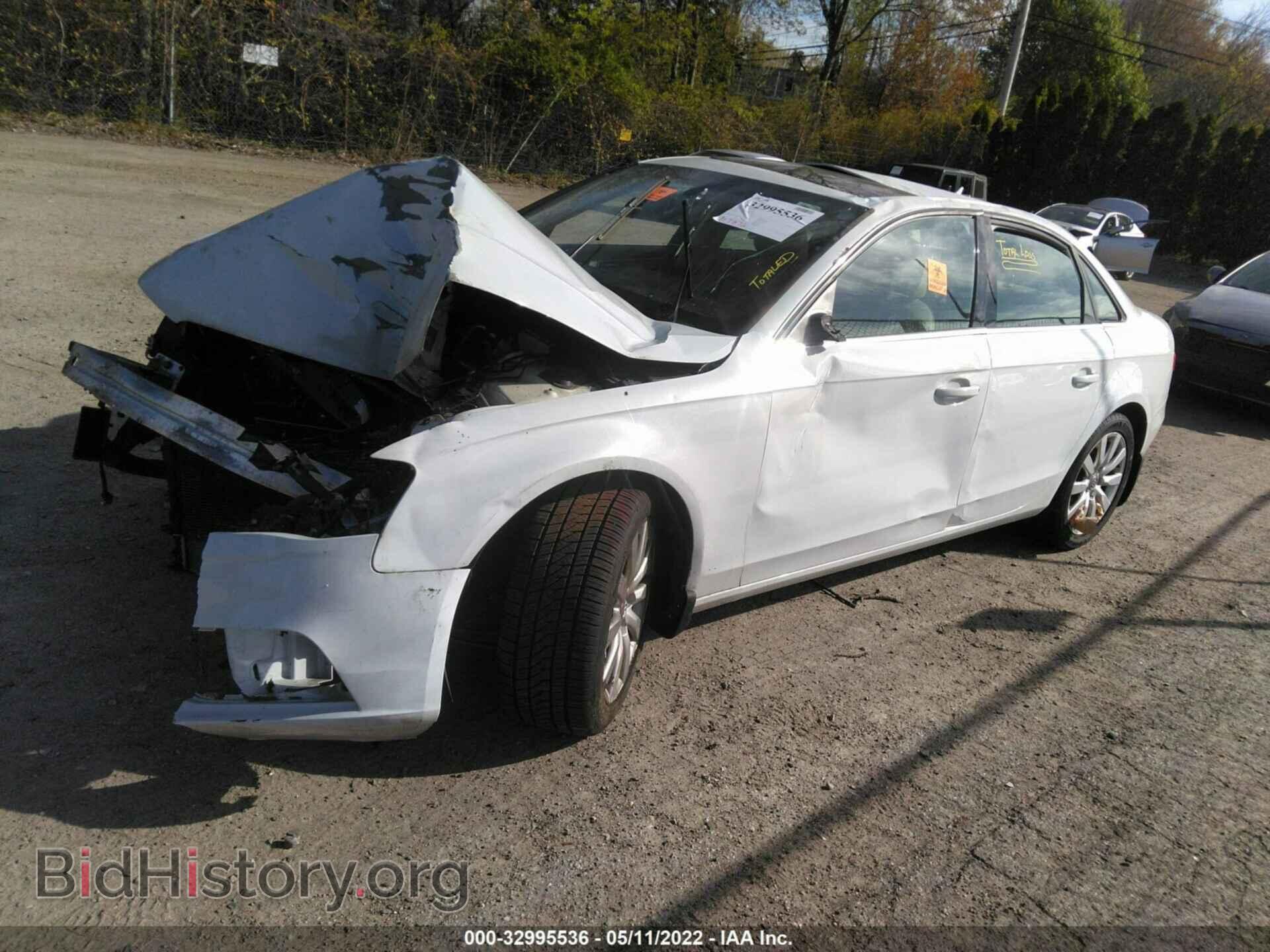 2013 AUDI A4 - VIN: WAUBFAFL5DN018305 - Photo 2