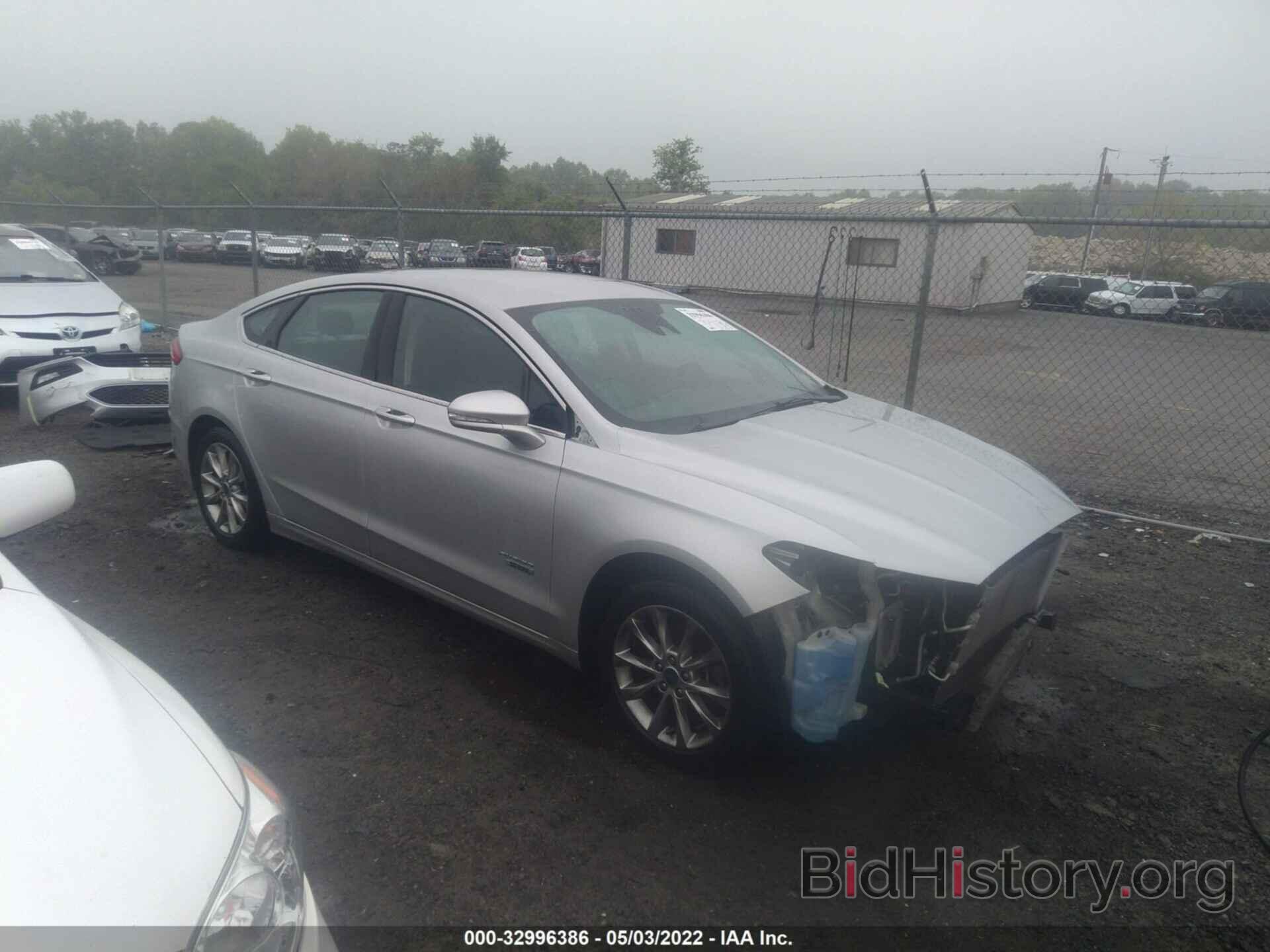 Photo 3FA6P0PU4HR137068 - FORD FUSION ENERGI 2017