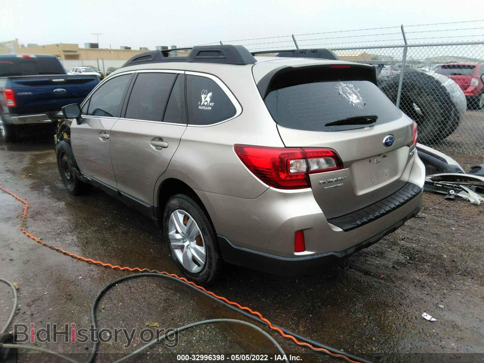 2015 SUBARU OUTBACK - VIN: 4S4BSBACXF3248511 - Фото 3