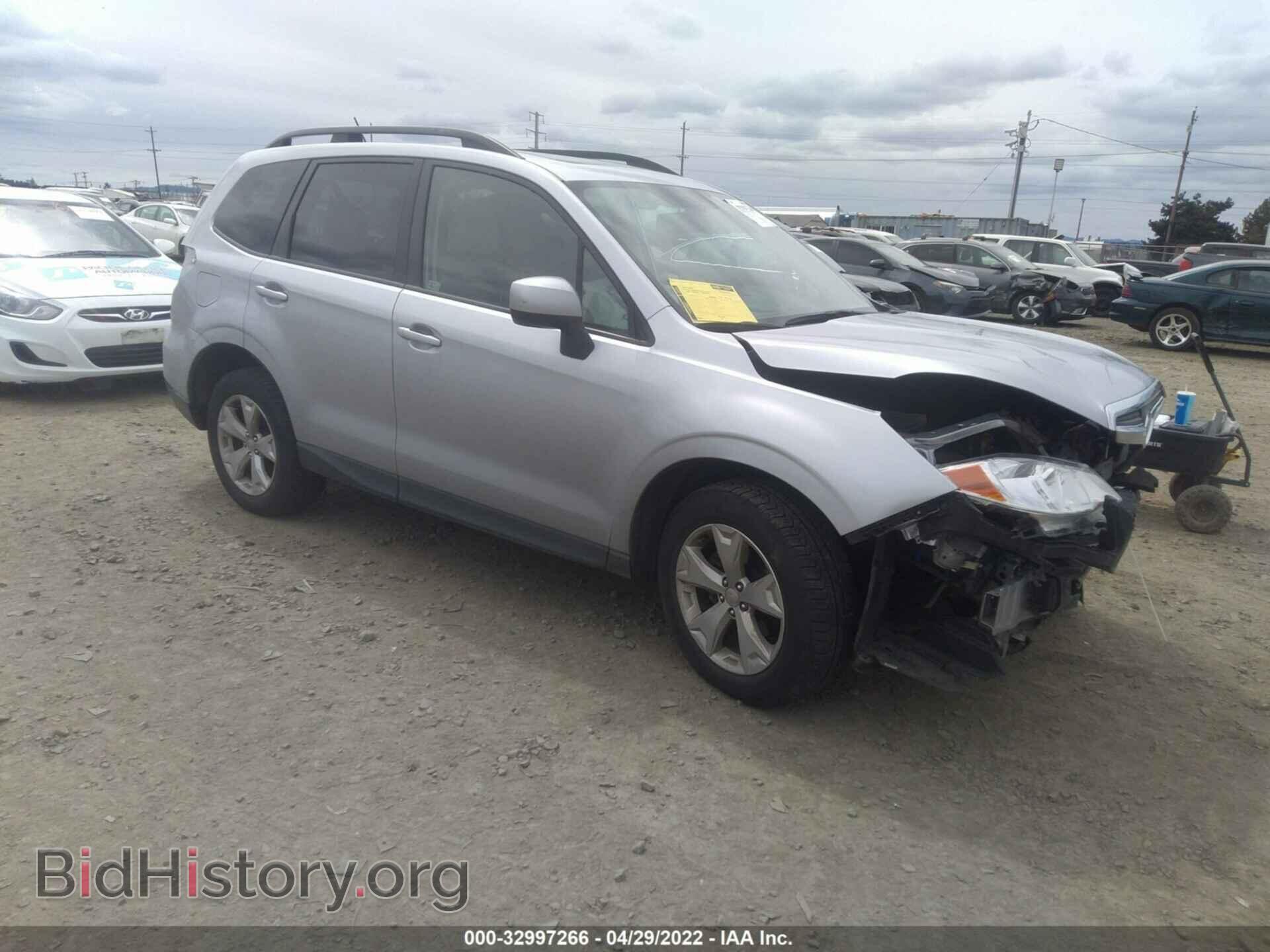 Фотография JF2SJAFC3FH595449 - SUBARU FORESTER 2015