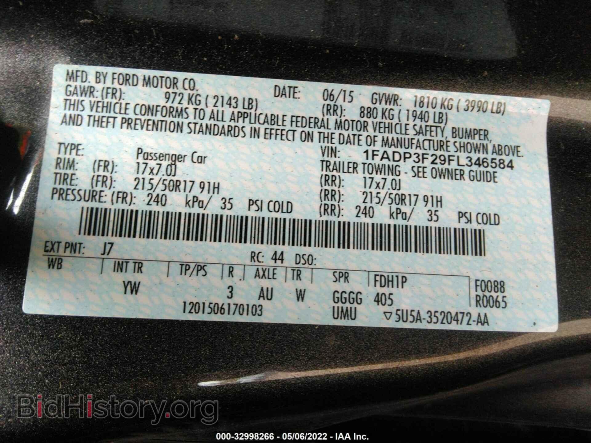 2015 FORD FOCUS - VIN: 1FADP3F29FL346584 - Photo 9