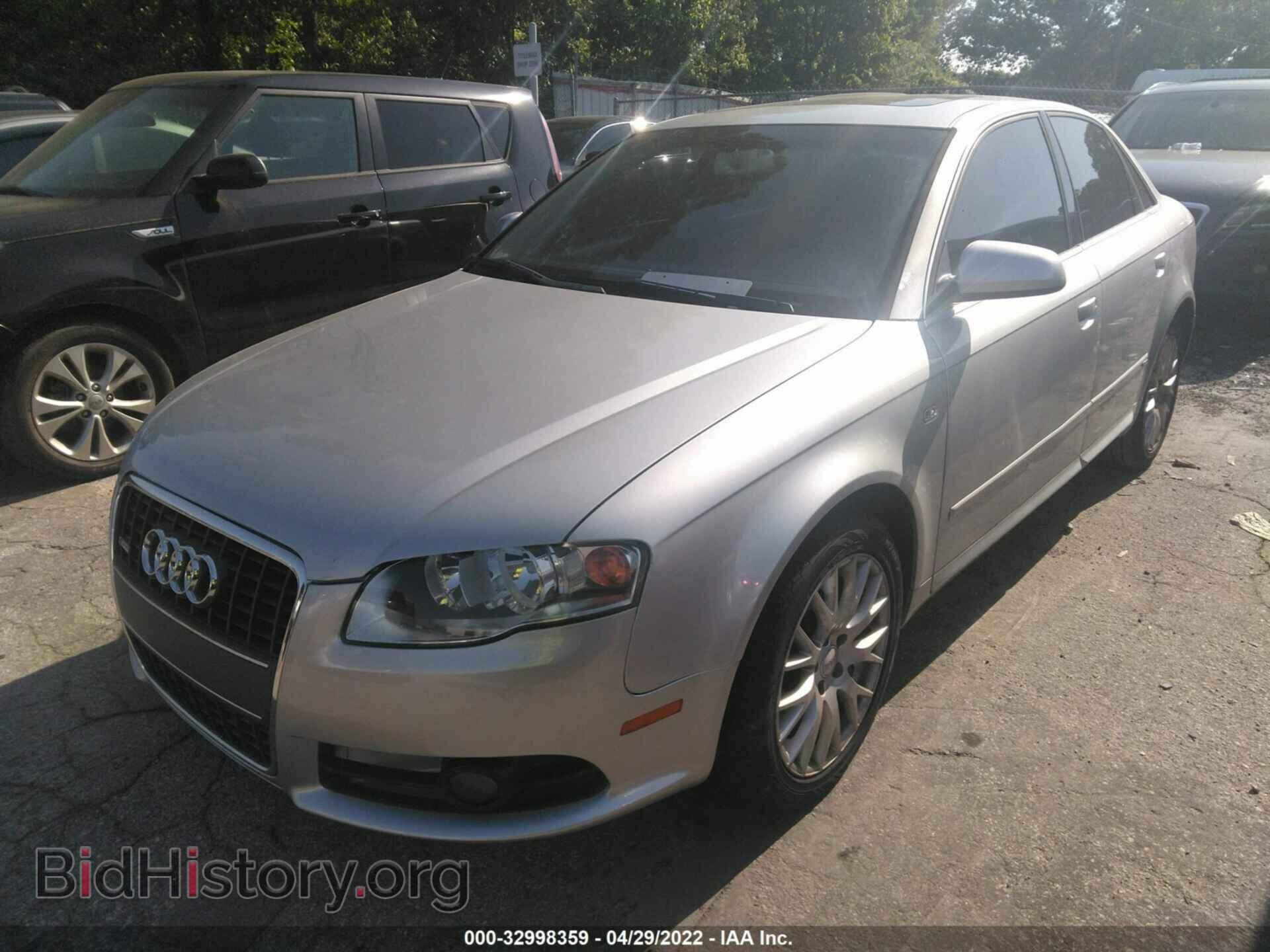2008 AUDI A4 - VIN: WAUAF78E98A137291 - Фото 2