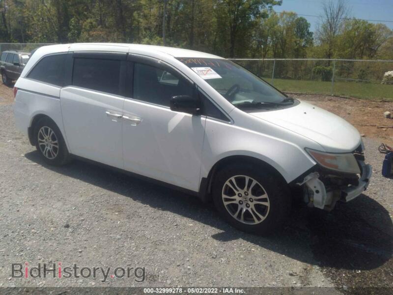 2012 Honda ODYSSEY EX (VIN 5FNRL5H43CB062596) — фото 1 из 12, IAAI, повреждение: передняя часть