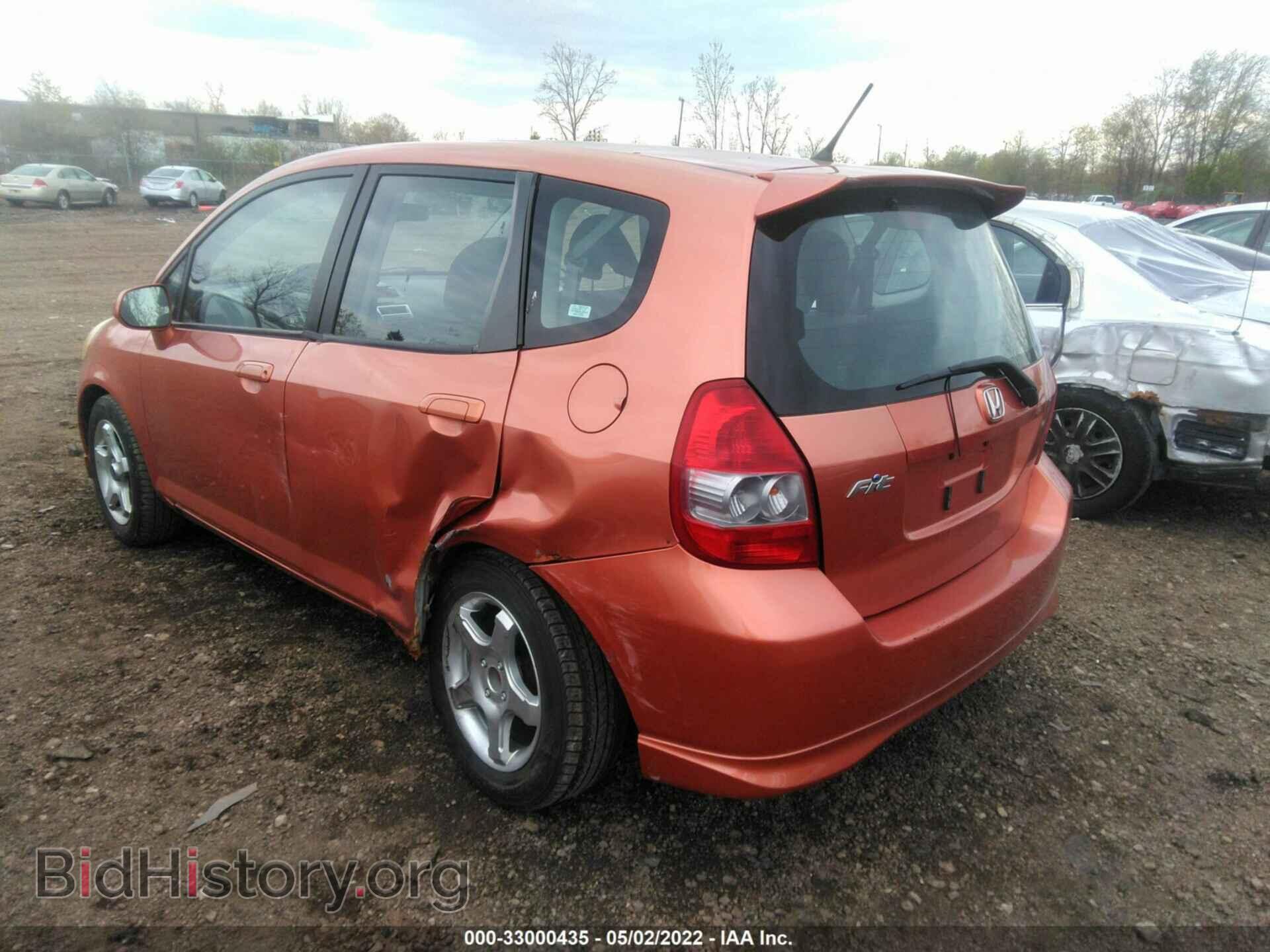 2007 HONDA FIT - VIN: JHMGD38637S017885 - Фото 3