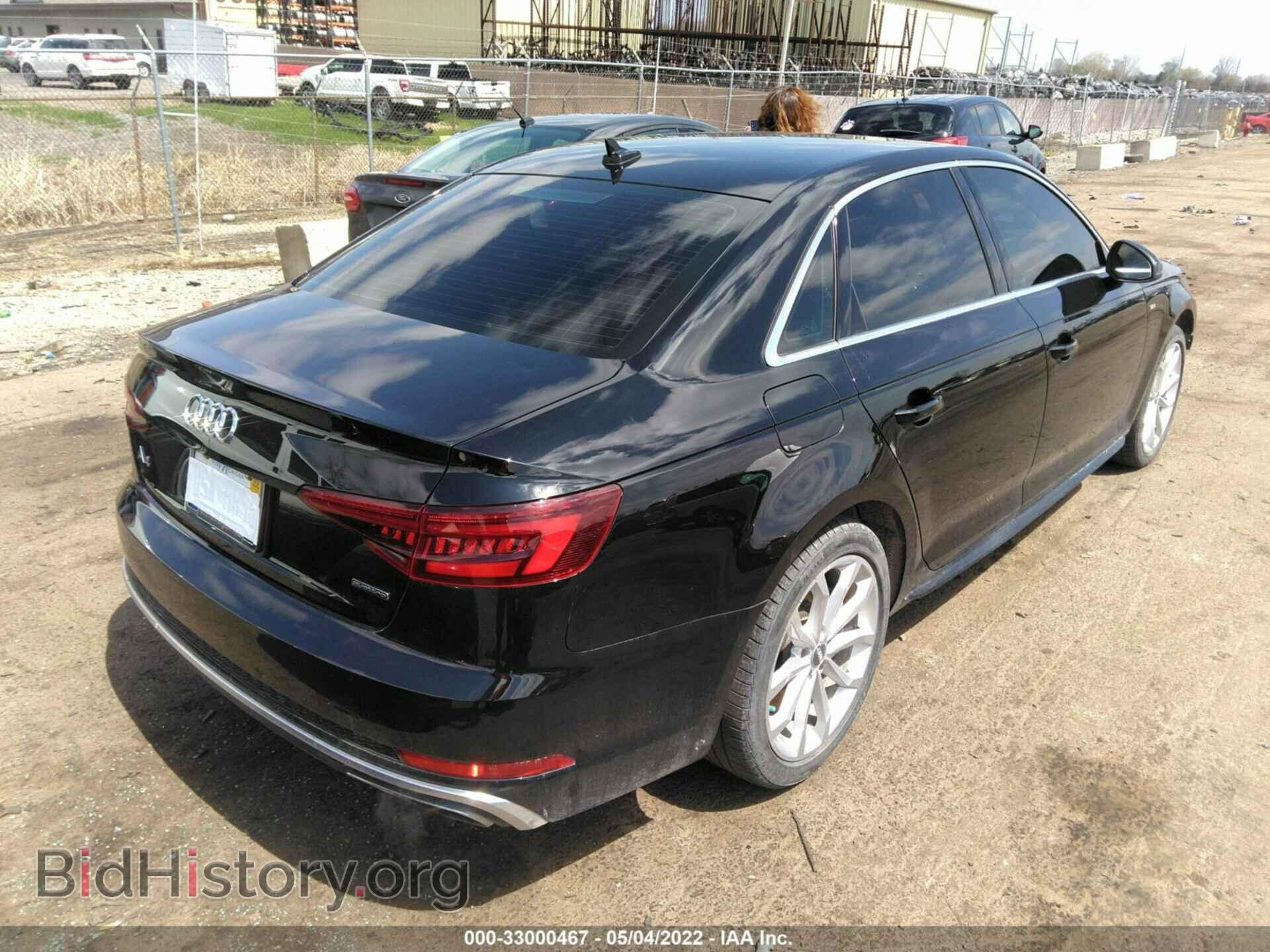 2019 AUDI A4 - VIN: WAUDNAF40KN007732 - Фото 4
