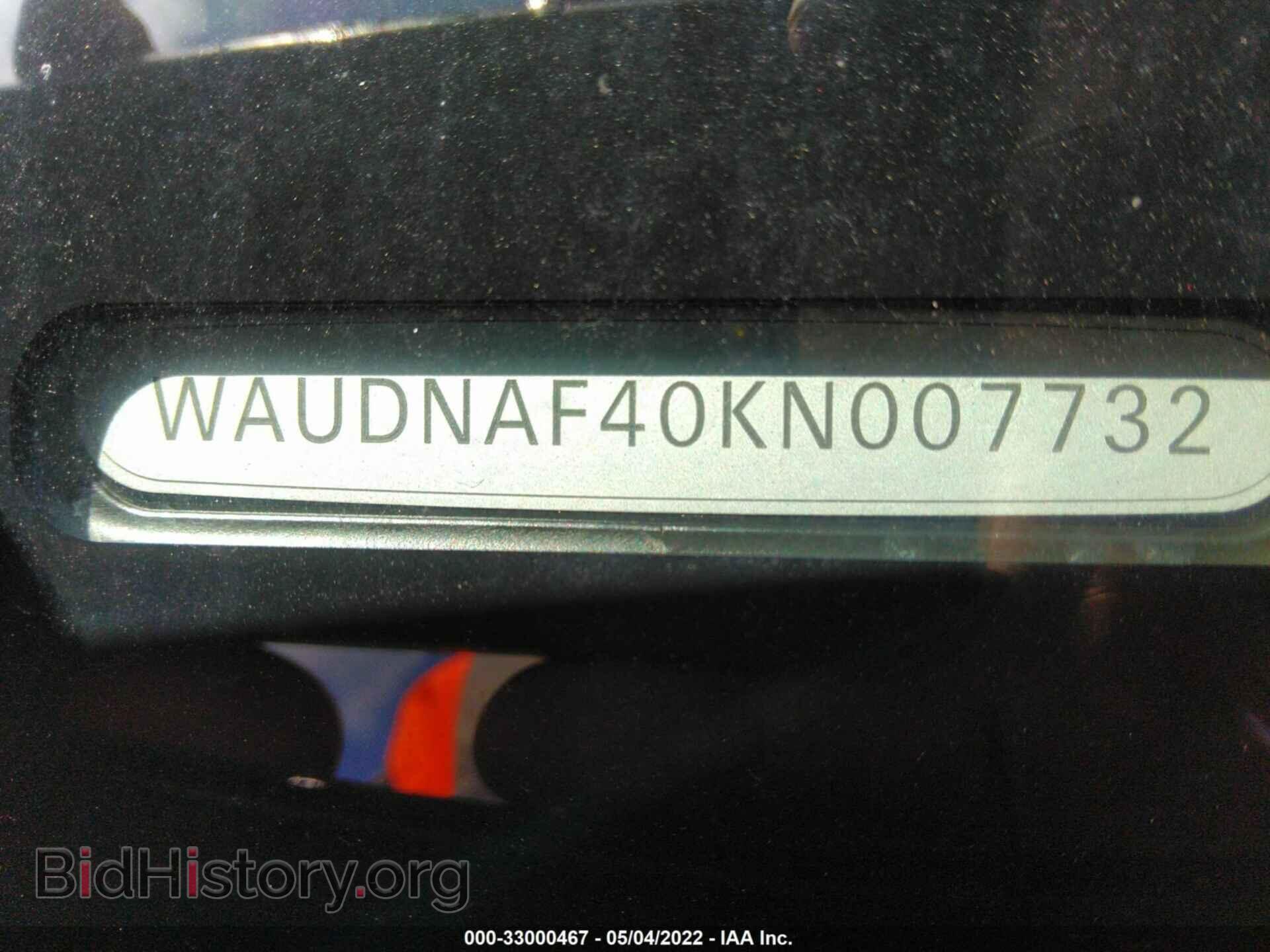 2019 AUDI A4 - VIN: WAUDNAF40KN007732 - Фото 9