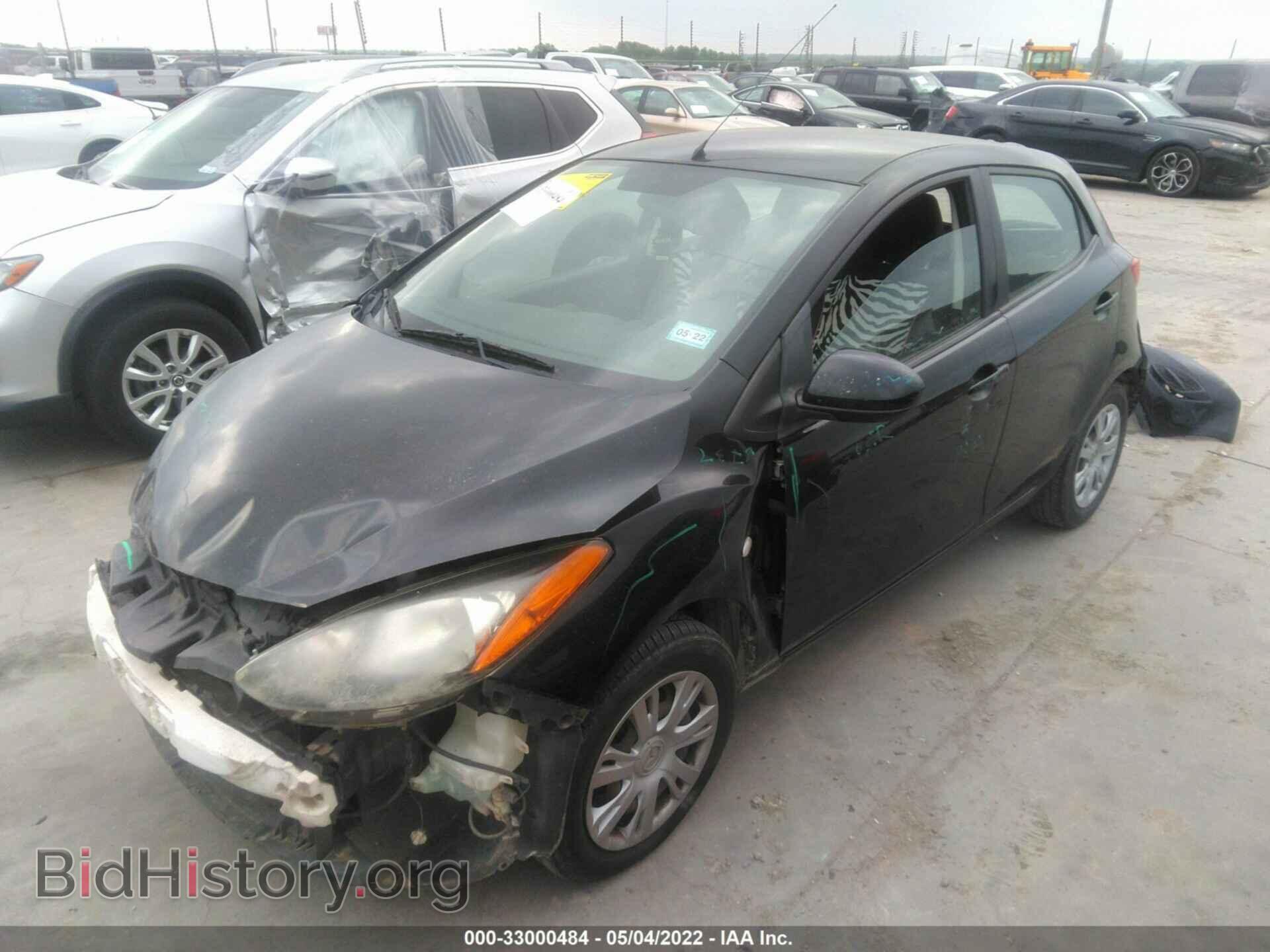 2013 MAZDA MAZDA2 - VIN: JM1DE1KY0D0157481 - Фото 2