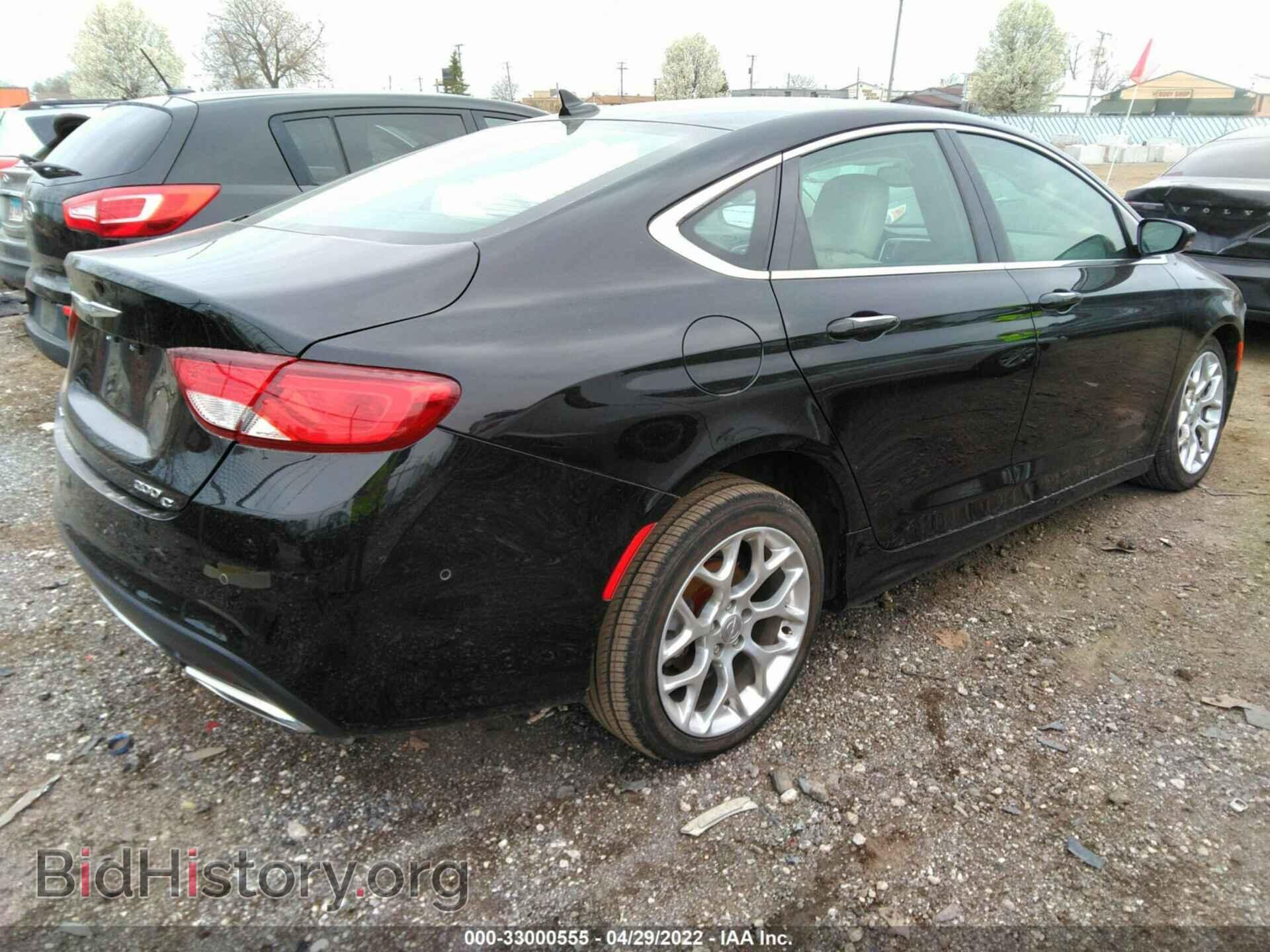 2015 CHRYSLER 200 - VIN: 1C3CCCEG6FN523809 - Фото 4