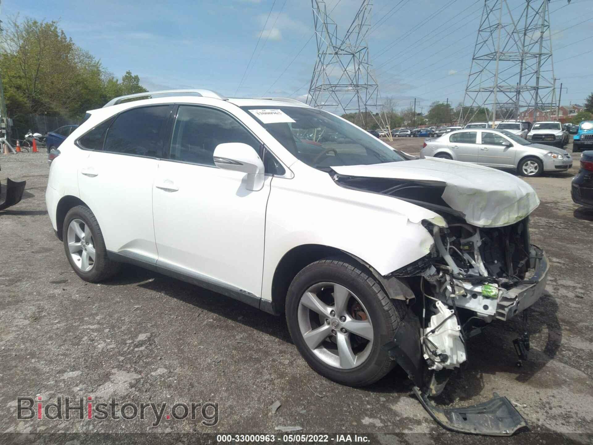 Photo 2T2BK1BA1CC130924 - LEXUS RX 350 2012