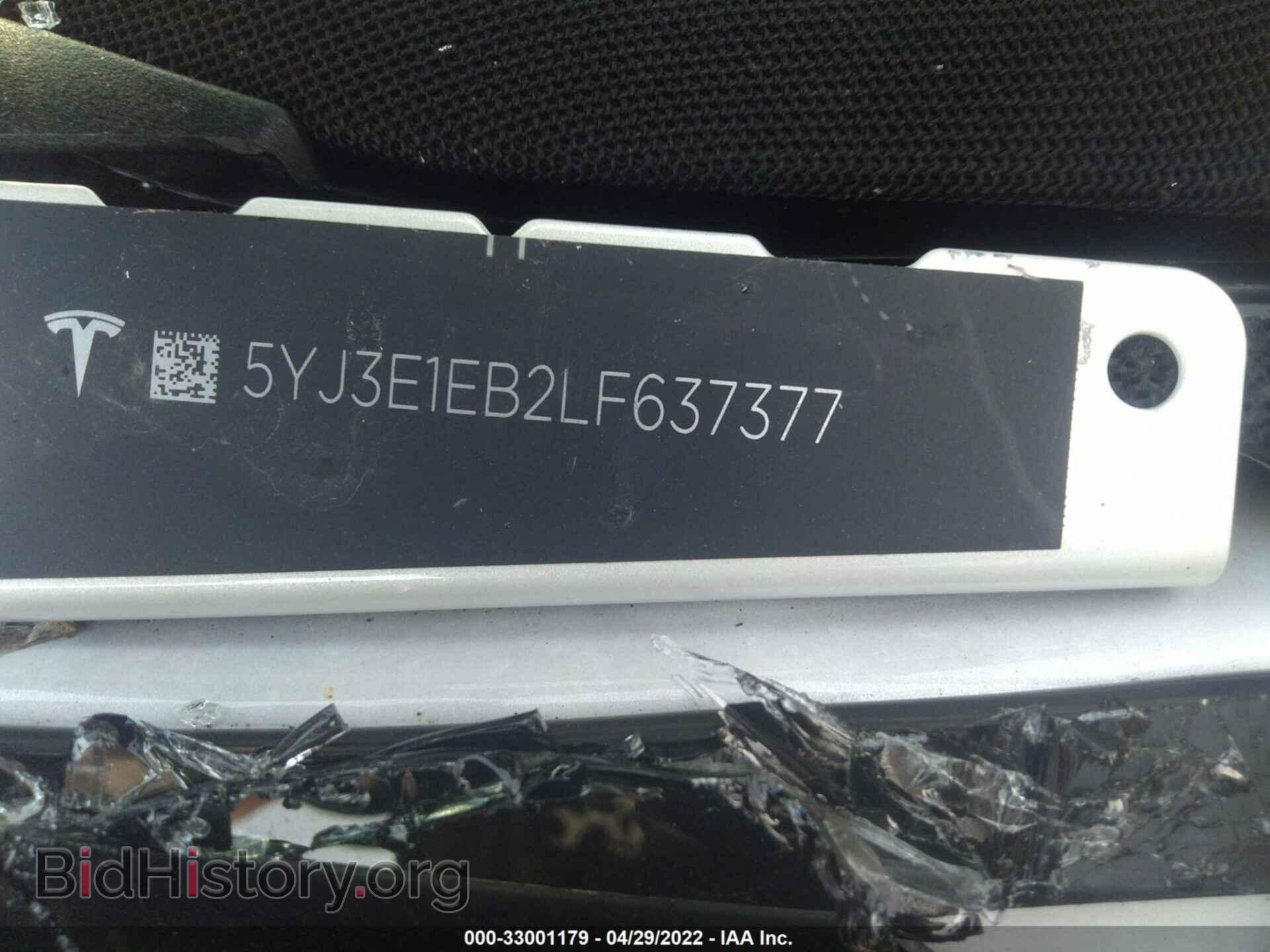 2020 TESLA MODEL 3 - VIN: 5YJ3E1EB2LF637377 - Фото 9