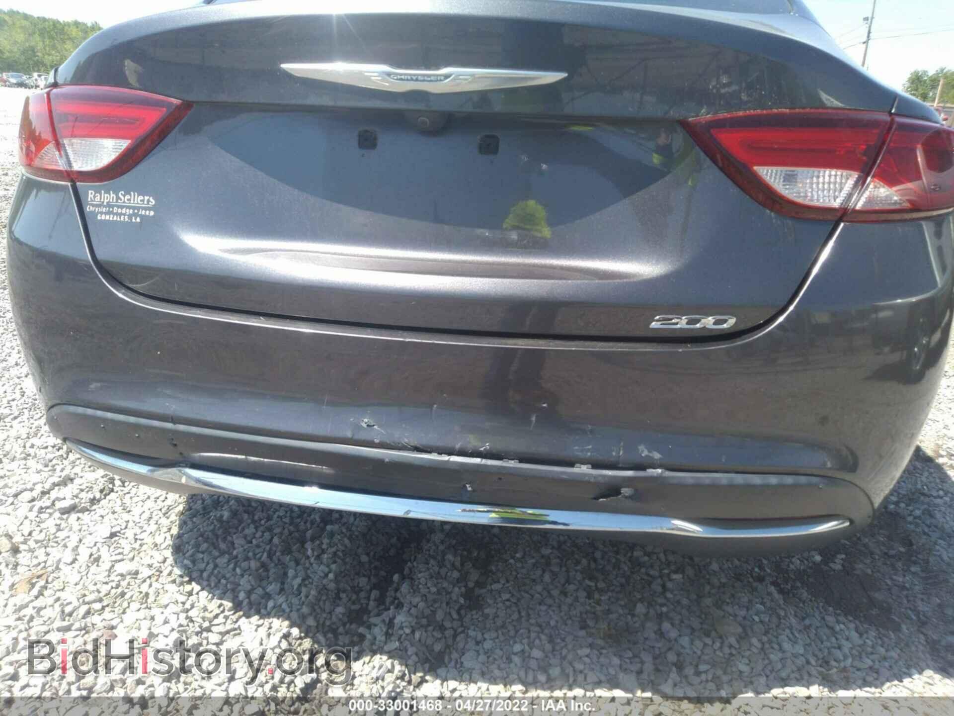 2015 CHRYSLER 200 - VIN: 1C3CCCAB5FN504307 - Фото 6