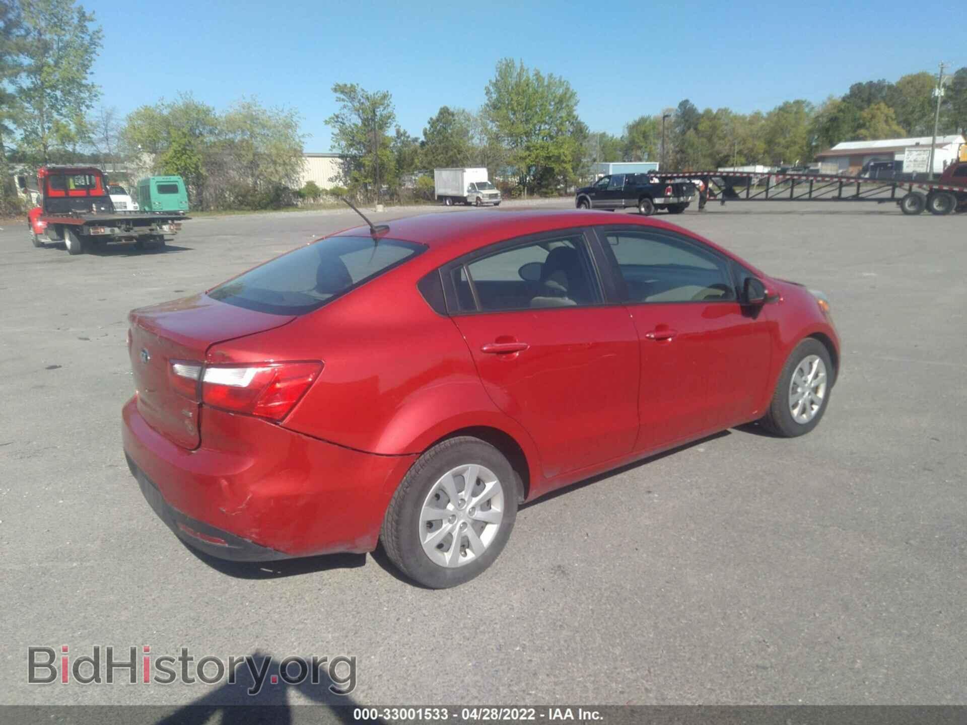 2015 KIA RIO - VIN: KNADM4A34F6443227 - Фото 4