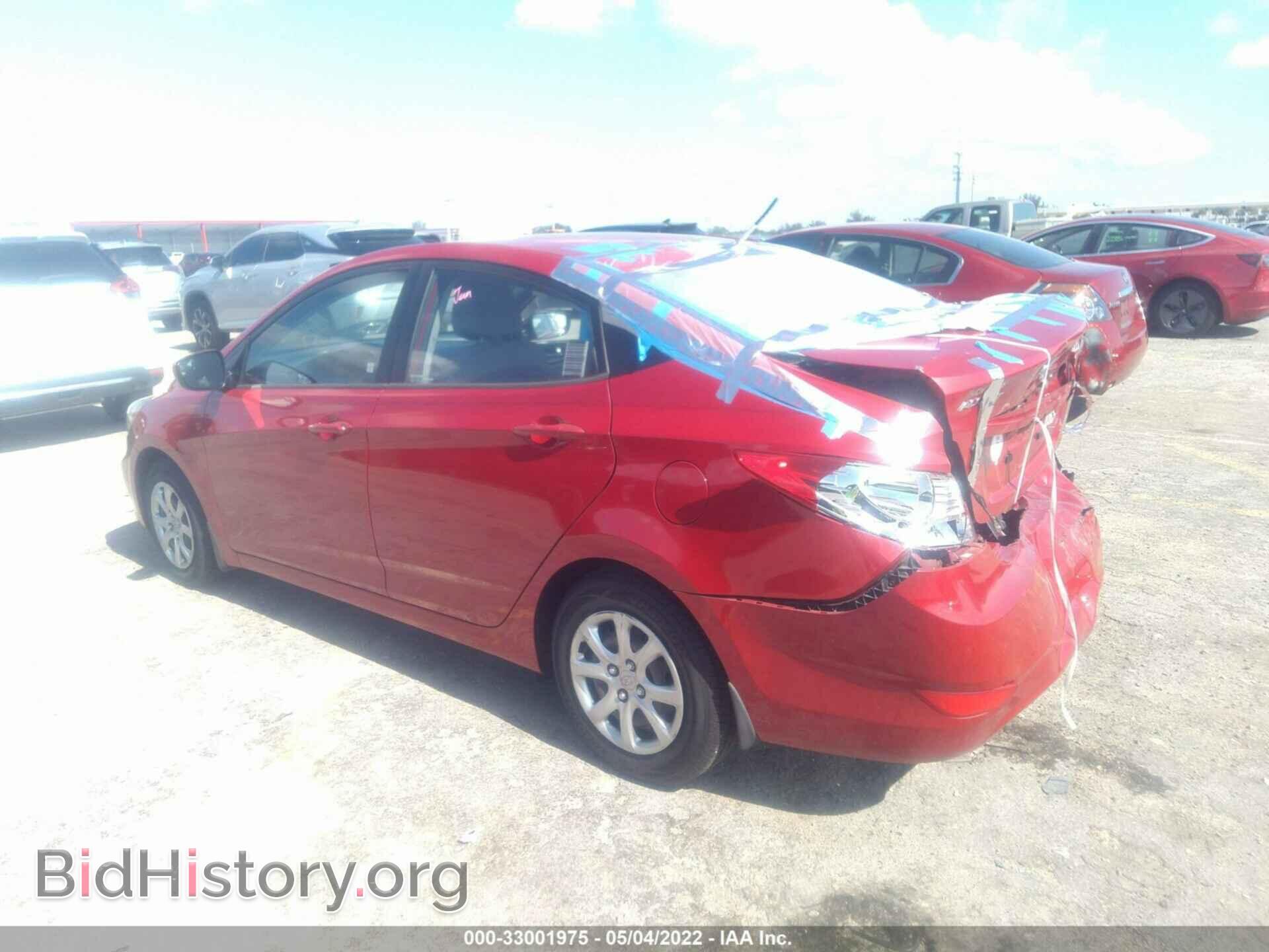 2014 HYUNDAI ACCENT - VIN: KMHCT4AE1EU729707 - Фото 3