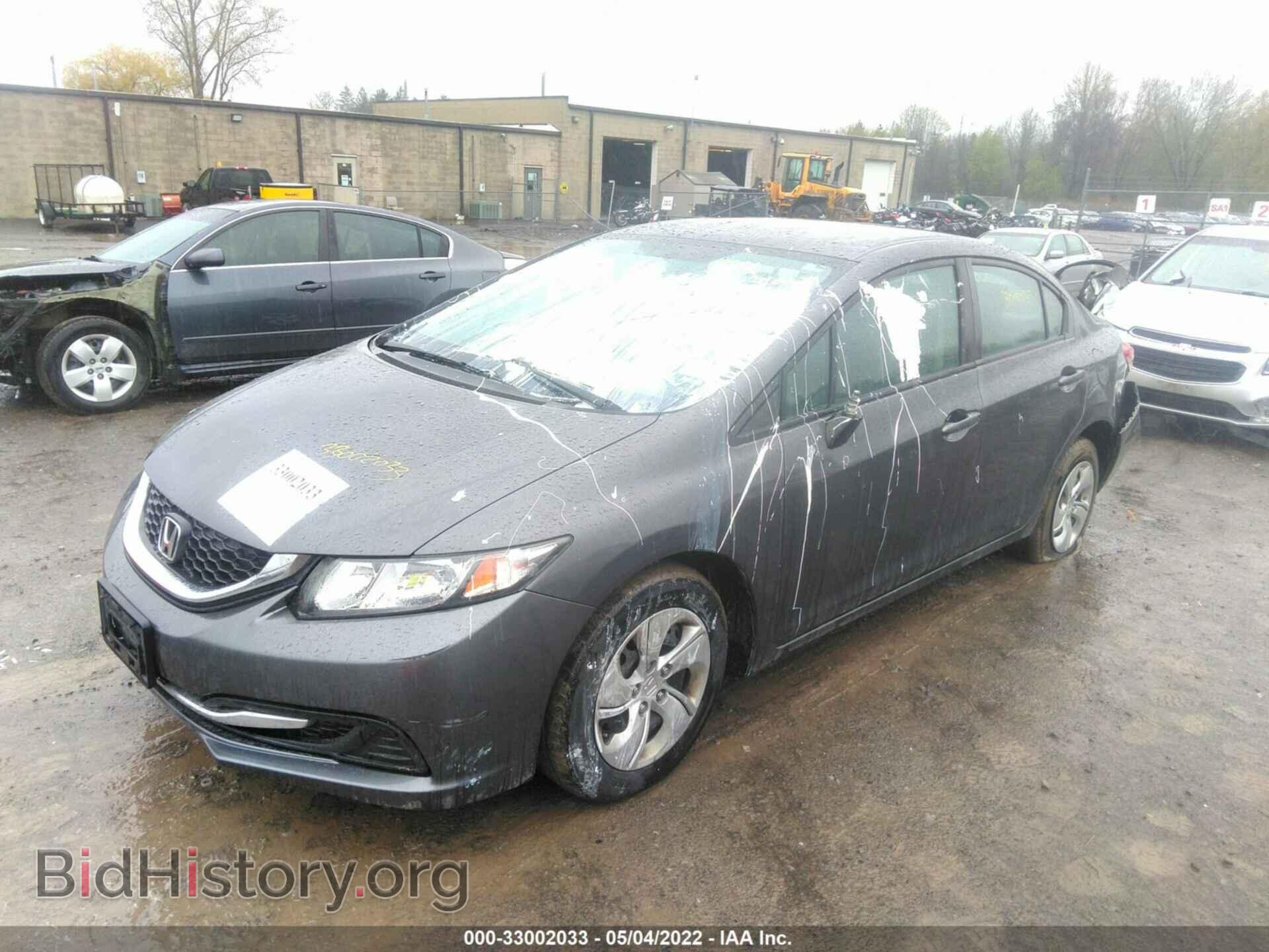 2013 HONDA CIVIC SDN - VIN: 2HGFB2F53DH599837 - Фото 2