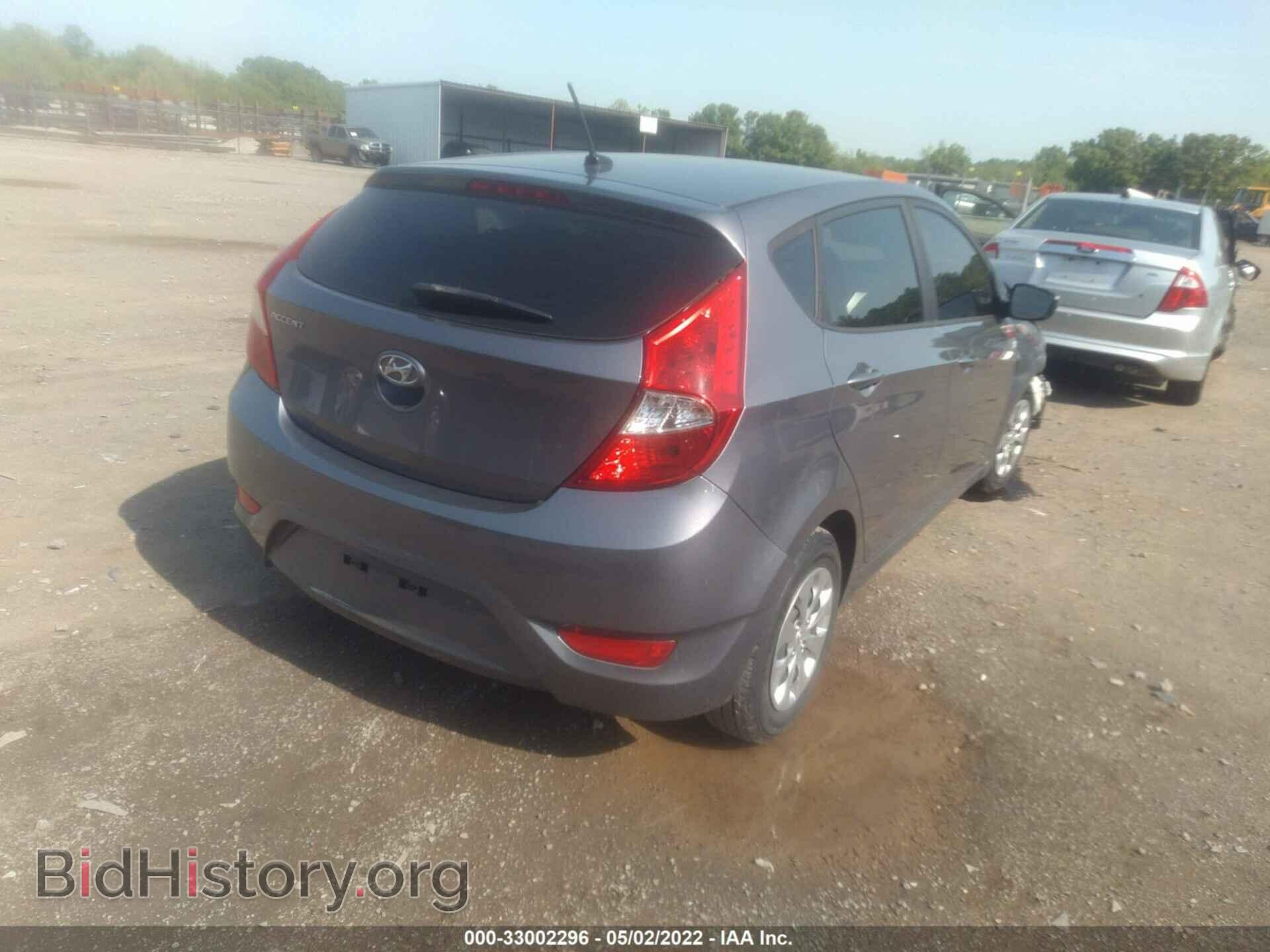 2016 HYUNDAI ACCENT - VIN: KMHCT5AE1GU272535 - Фото 4