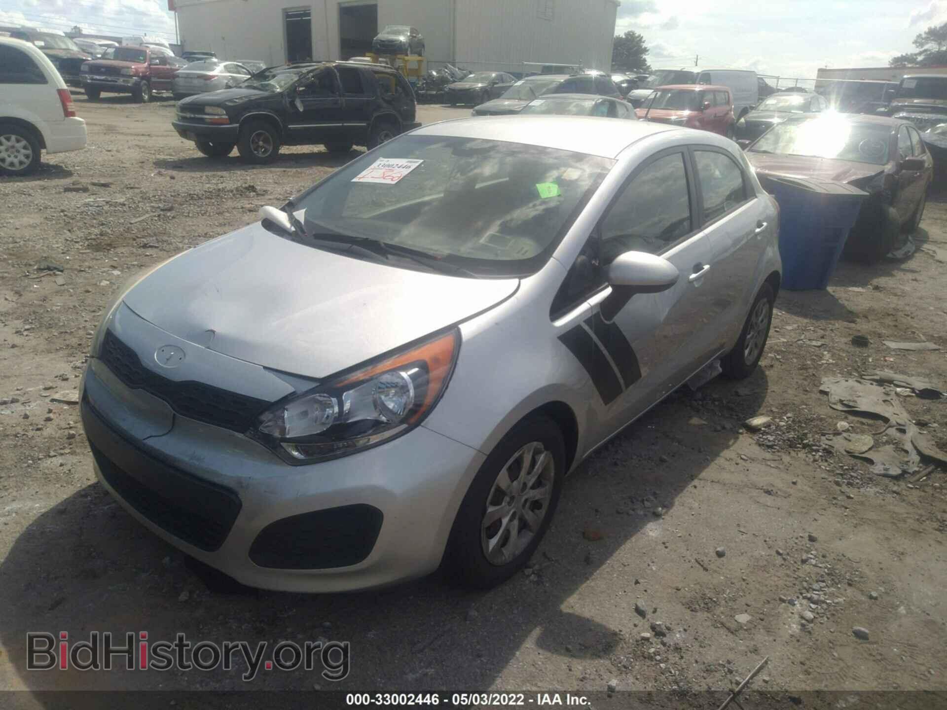 2012 KIA RIO - VIN: KNADM5A35C6038978 - Фото 2